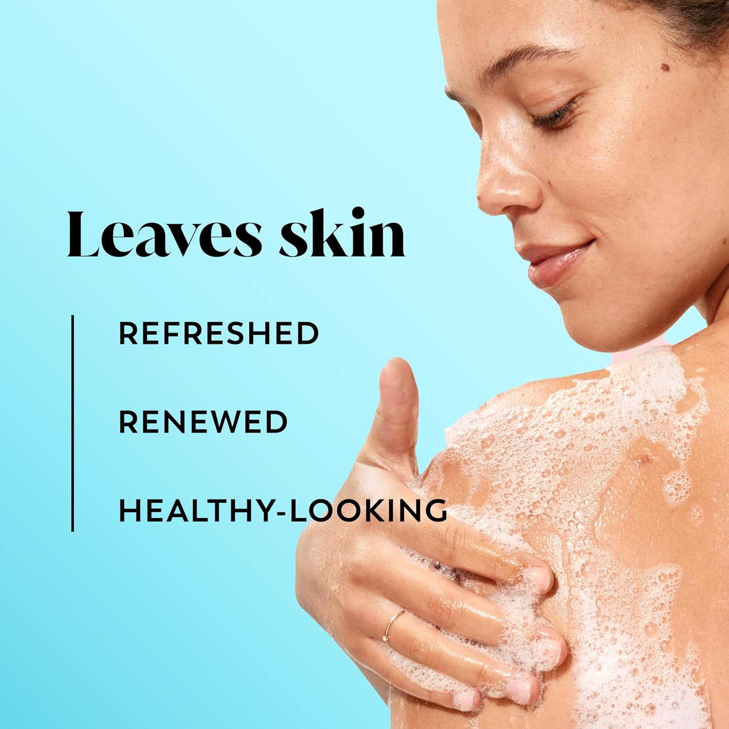 Olay Body Wash for Women, Fresh Radiance, Refreshing & Renewing, Made with Plant Based Cleansers, B3 Botanical Complex, for All Skin Types, Birch Water & Lavender Scent, 33 Fl Oz (Pack of 4) image number 2