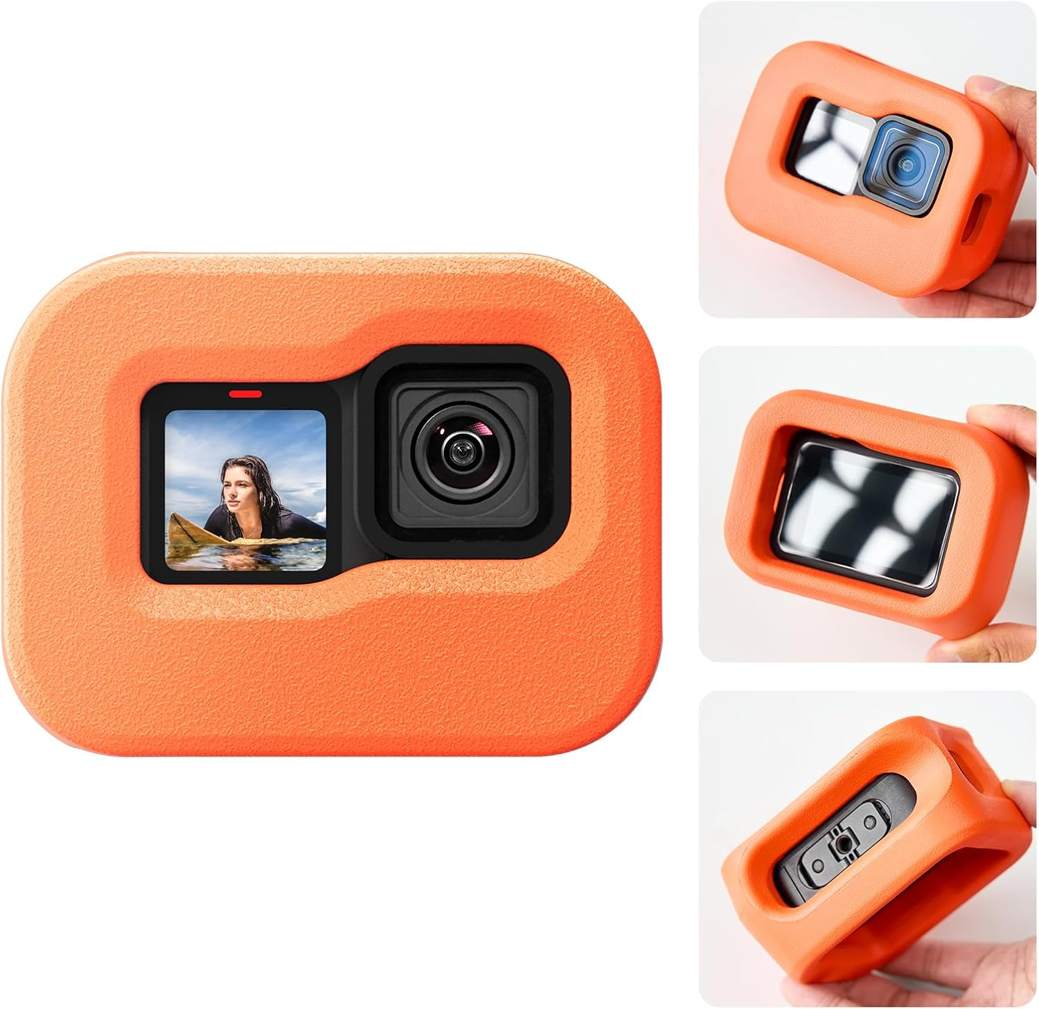 TELESIN Floaty Case for Gopro Hero 13/12/11/10/9, Suitable for Snorkeling, Surfing, Water Skiing Action Camera Accessories image number 2