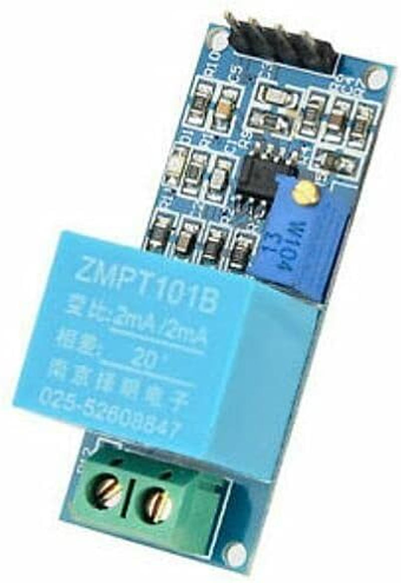 AC Voltage Sensor Module ZMPT101B 240V Voltage Transformer Module Compatible with Arduino