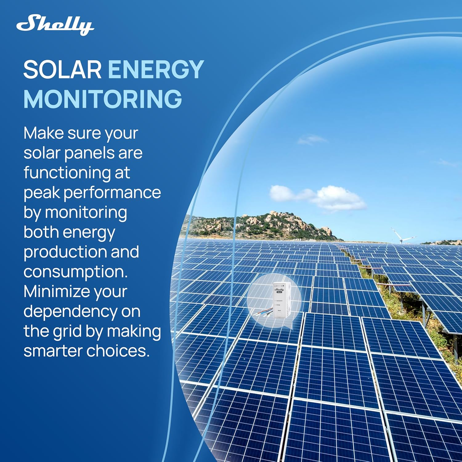 Shelly 3EM-63W Gen3, Wifi Energy Meter for Three or Single Phase Systems, Real Time Four Quadrant Measurement, No Load Threshold, Photovoltaic Compatible, No Hub Required image number 2