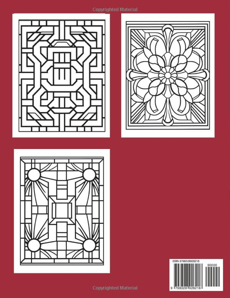 Geometric Coloring Book for Adults: Relaxing Patterns Color in Pages for Mindful Stress Relief for Grown Ups and Teens image number 1