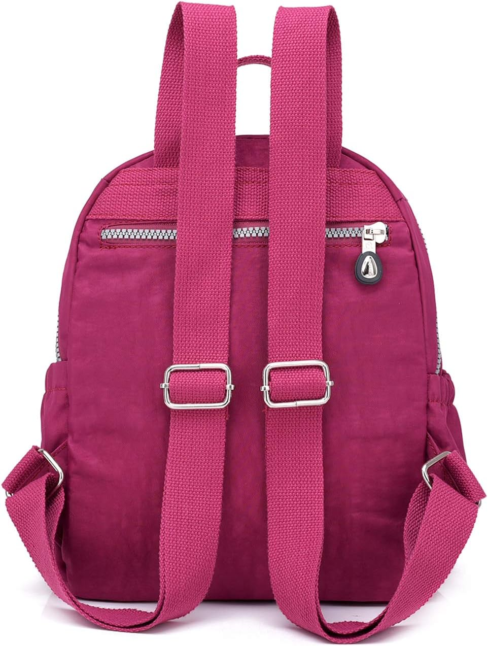 Tianhengyi Mini Women Nylon Backpack Purse Casual Lightweight Strong Small Packback Daypack for Girls Cycling Hiking Camping Travel Outdoor Disneyland (Maroon, Mini) image number 2