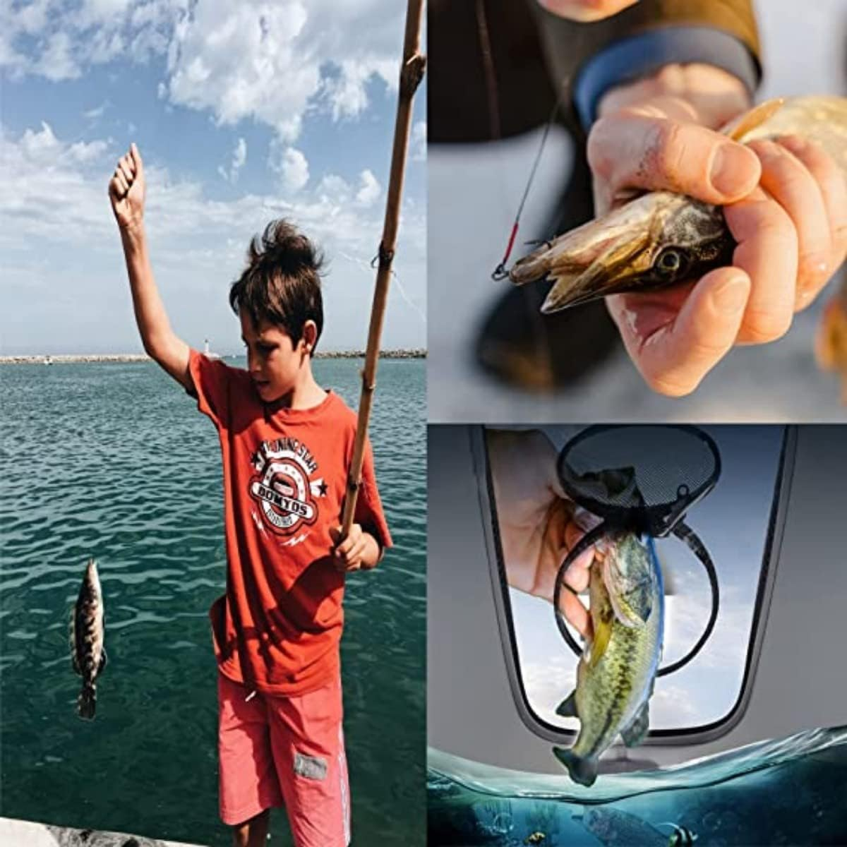 YAOYAOLING Portable Foldable Fishing Bucket,Fishing Bucke,Foldable Fish Bucket. Blue/Grey (Grey)