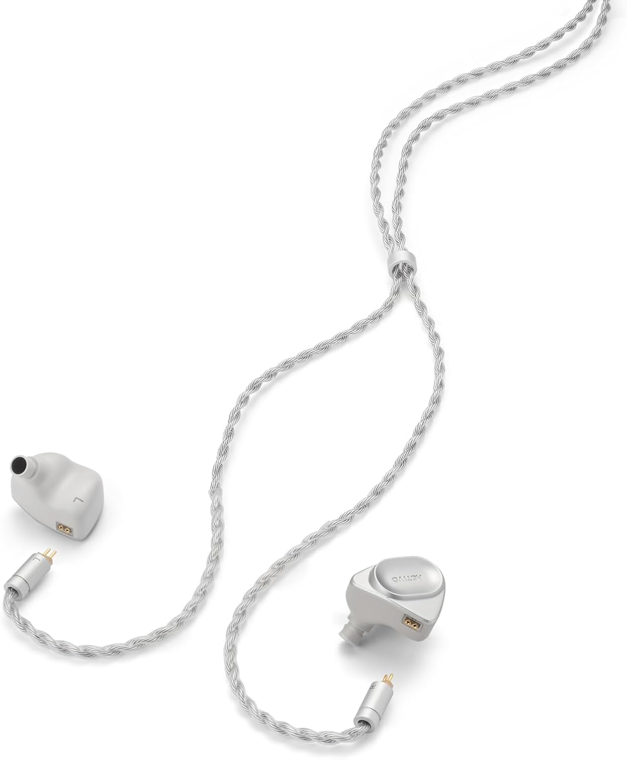 Activo Volcano Triple Dynamic Driver In-Ear Earphones - Silver image number 4