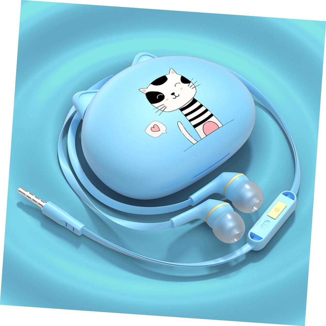 HOLIDYOYO Wired In-Ear Earbuds with Microphone Compatible for Huawei Smartphones Corded Earphones for Mobile Phones Dc5.00 Voltage Use Everyday Communication image number 6