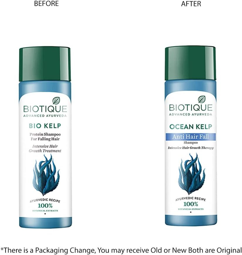 Biotique Botanicals Biokelp Shampoo, 4.2 Fluid Ounce image number 6