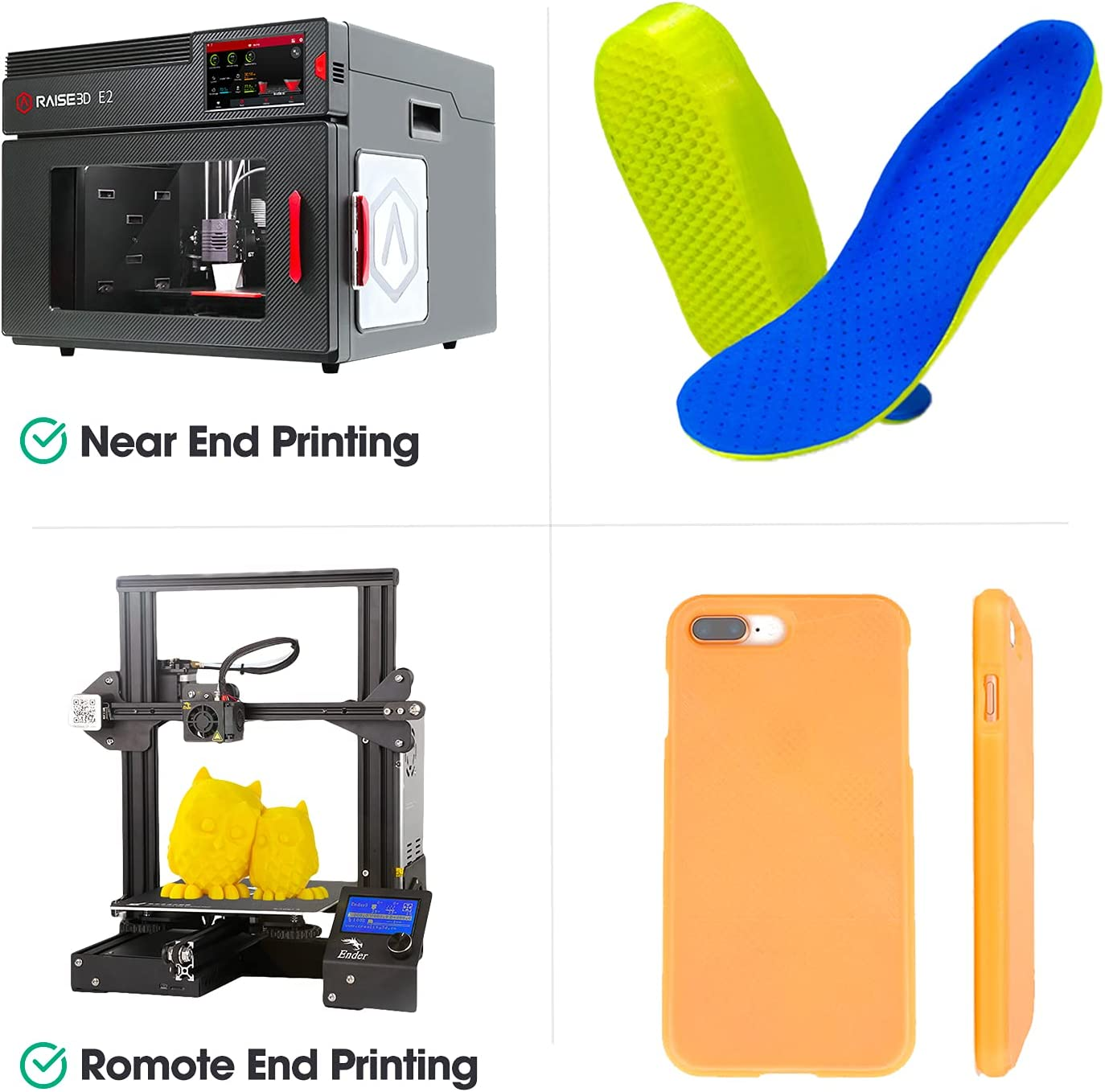 Esun 3D Printing Filament TPU TPE 95A Spool 1.75Mm 1KG Dimensional Accuracy +/- 0.05Mm for 3D Printers,Clear