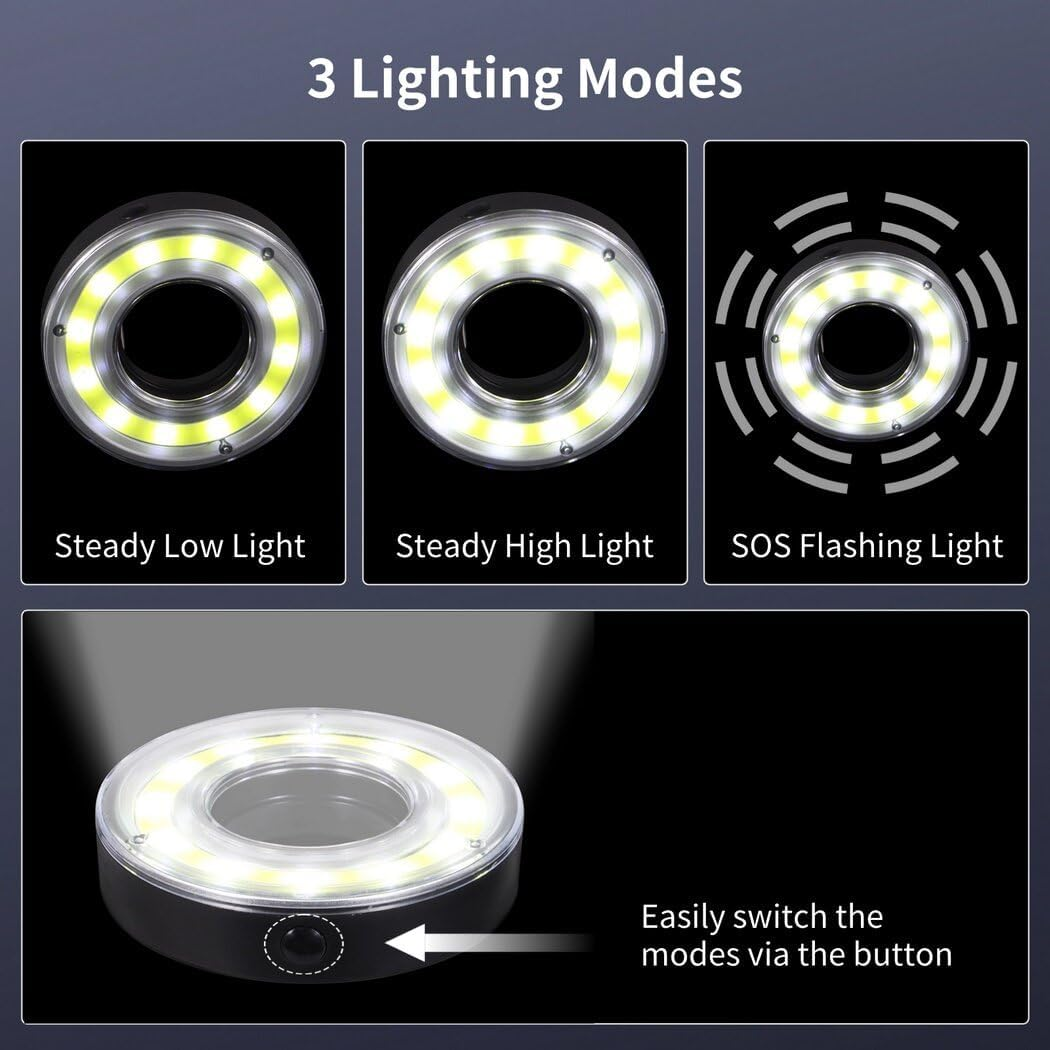 LED Glowing Golf Hole Lights 6 Pcs