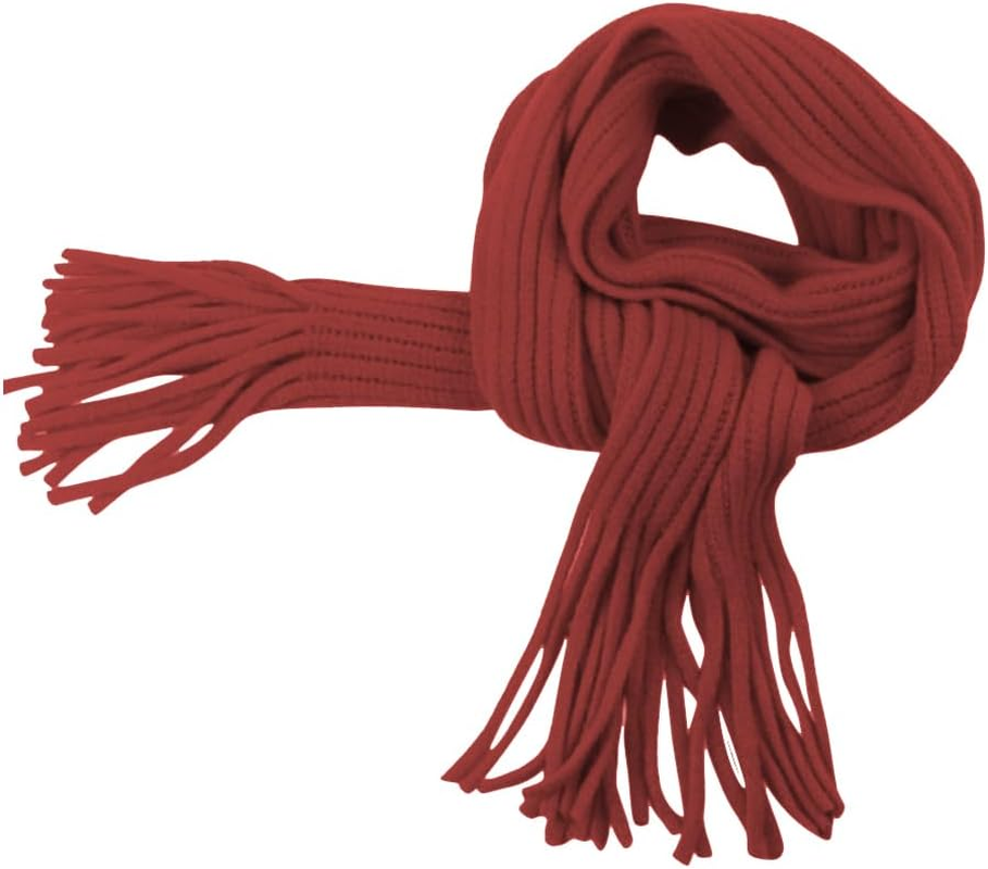 RARITYUS Kids Knitted Scarf Fashion Solid Color Toddler Soft Warm Scarves Neck Warmer Winter for Girls Womens - A Green image number 6