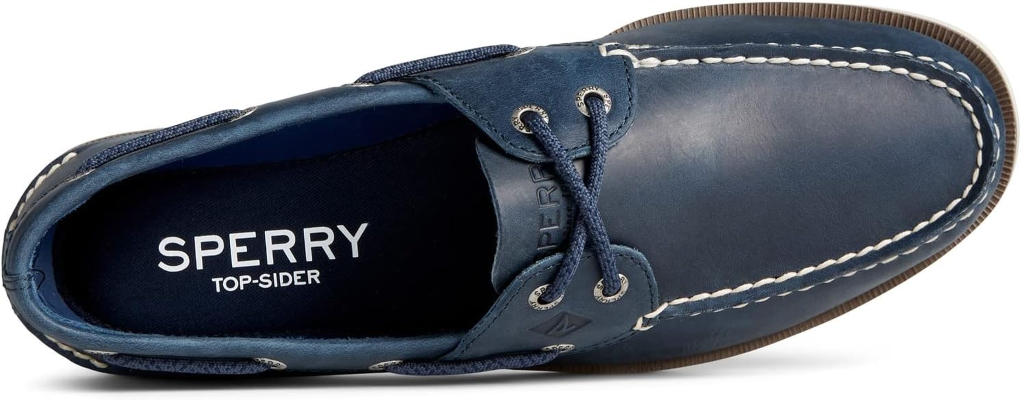 Sperry Mens Leeward 2-Eye Cascade Boat Casual Shoes - Blue image number 3
