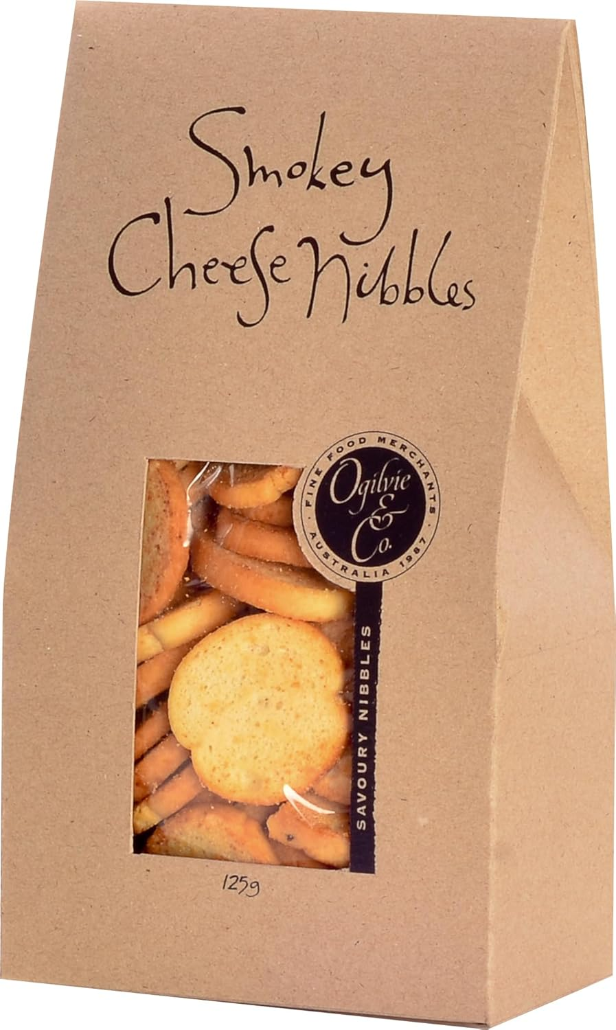 Ogilvie & Co Smokey Cheese Nibbles Snack 125 G