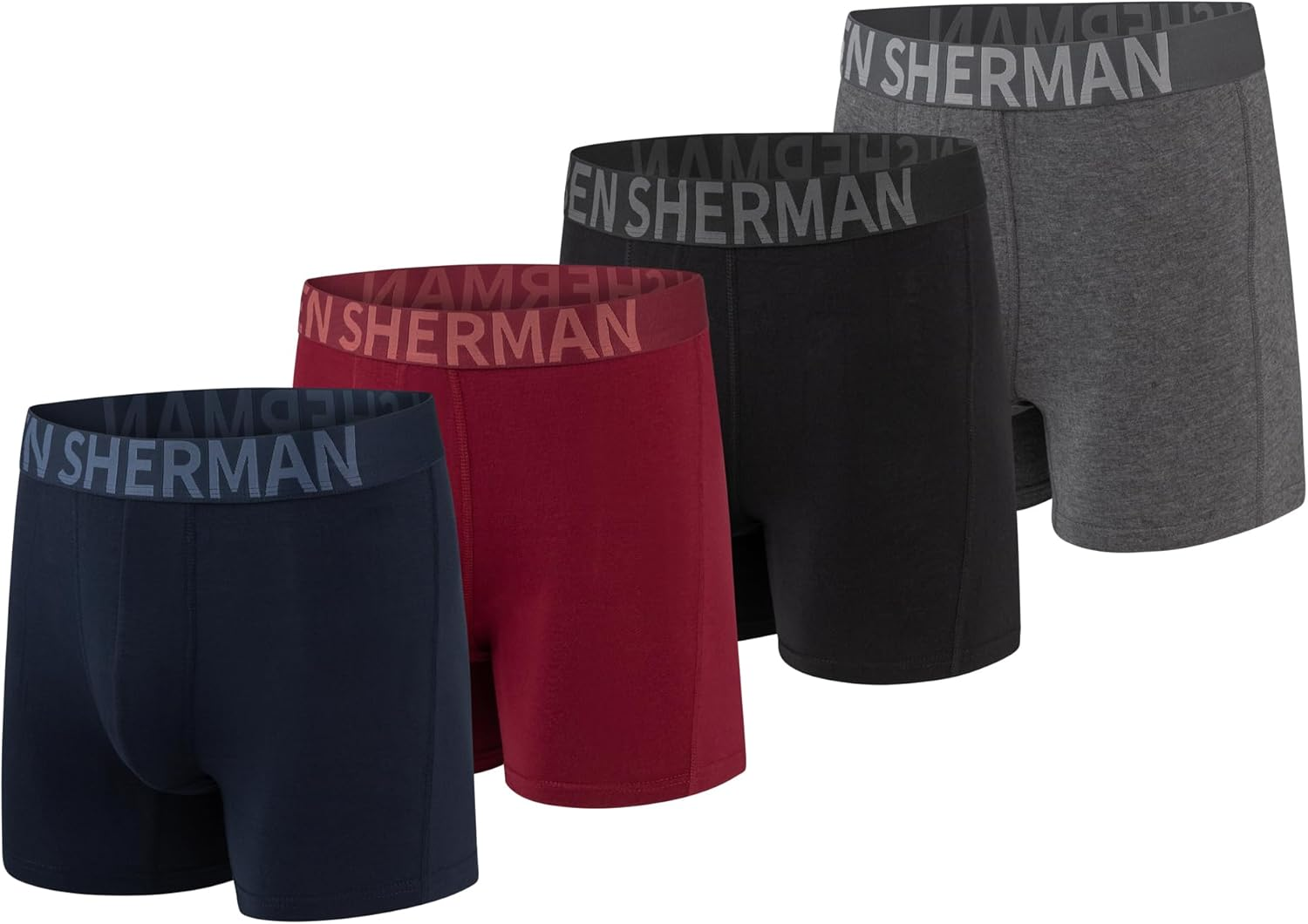 Ben Sherman Men'S Micro Modal Boxer Briefs Underwear Lux Modal Moisture Wicking, Ultra Soft, Breathable & Comfortable