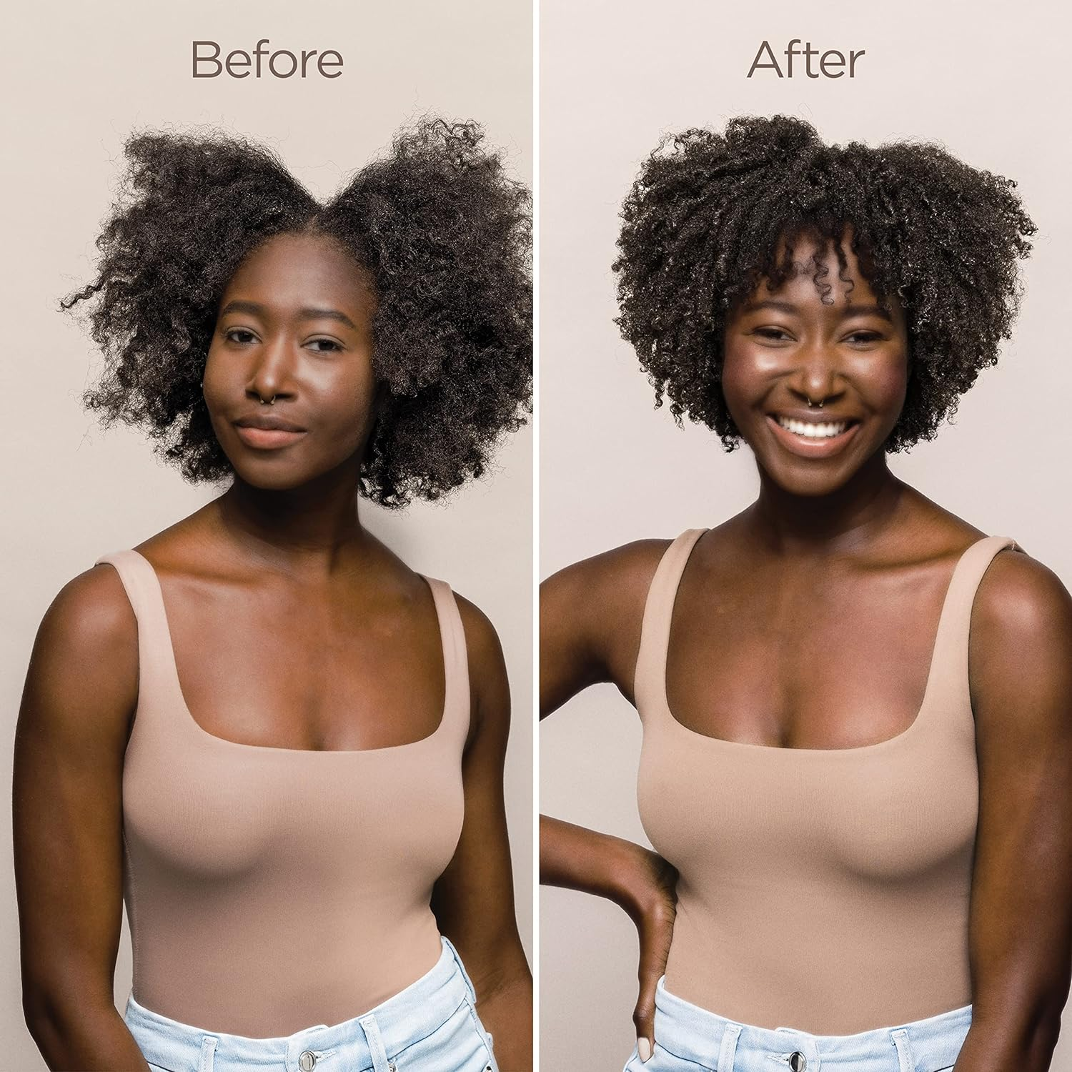 Shark XSKHD4DA Flexstyle Curl-Defining Diffuser, Attachment for Shark Flexstyle Blow Dryers, Styling Tool for Wavy, Curly, and Coily Hair, Enhance Natural Curls, Extendable Prongs, Stone image number 4