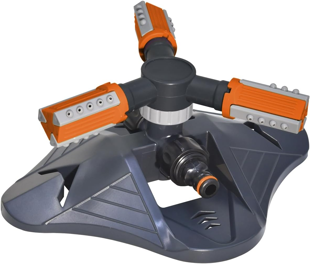 360 Degree Rotating Lawn Garden Sprinkler, Easy Installation, Adjustable Outdoor Water Sprinkler for Efficient Lawn, Grass, Flower Bed & Yard Irrigation (1)