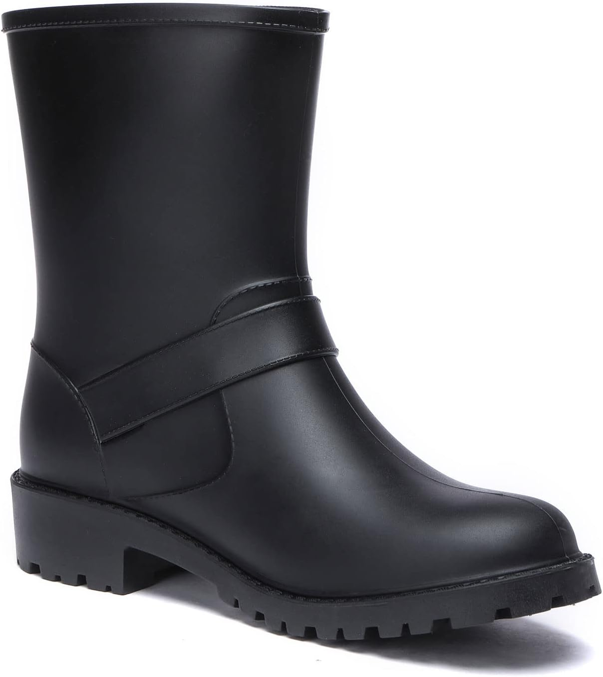 TARRAMARRA Women Rain Boots PVC Mid Calf Waterproof Gumboots with Wool Insole image number 5