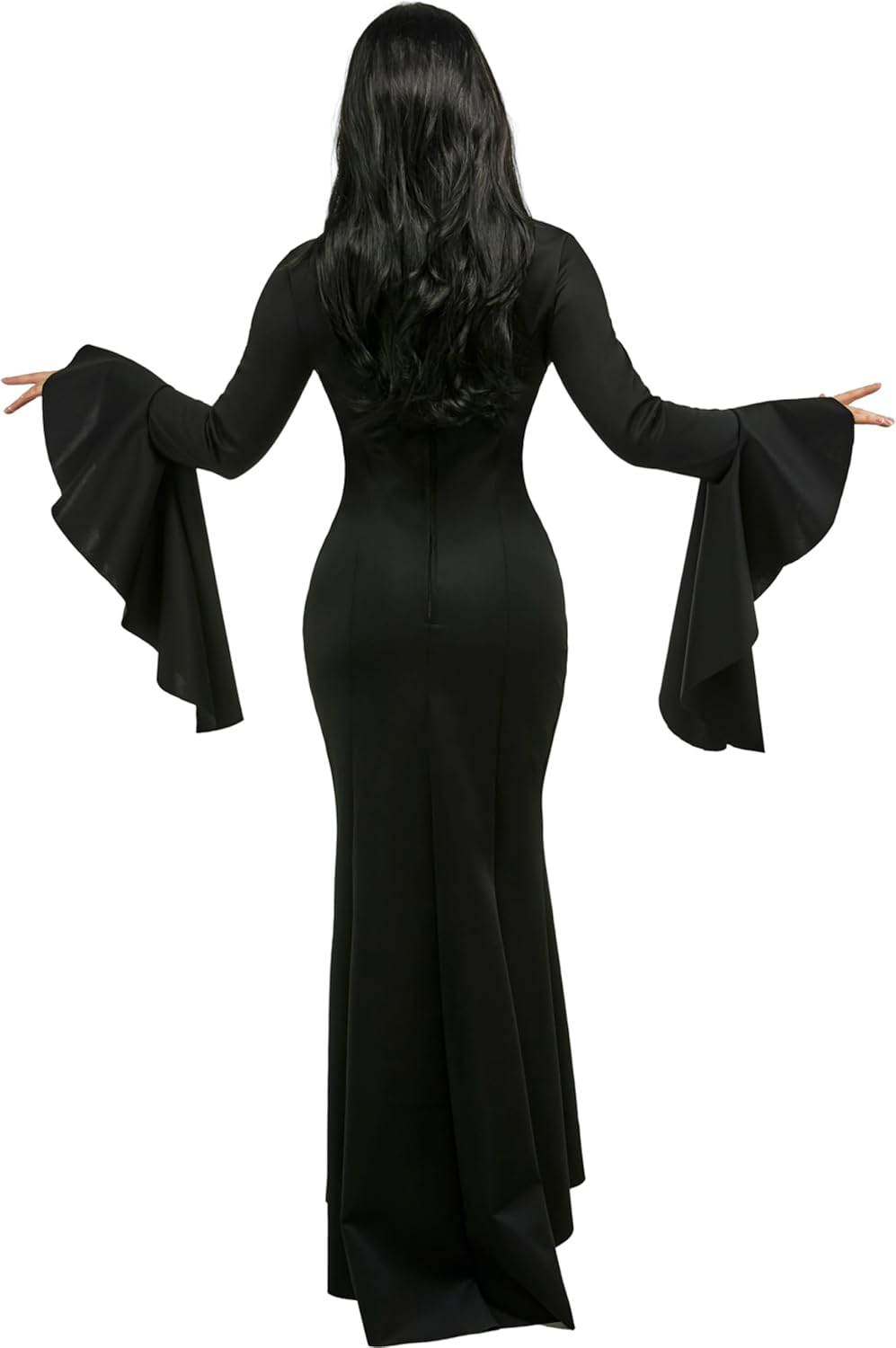 Morticia Addams Deluxe Costume for Adults - Wednesday (Netflix) - Medium