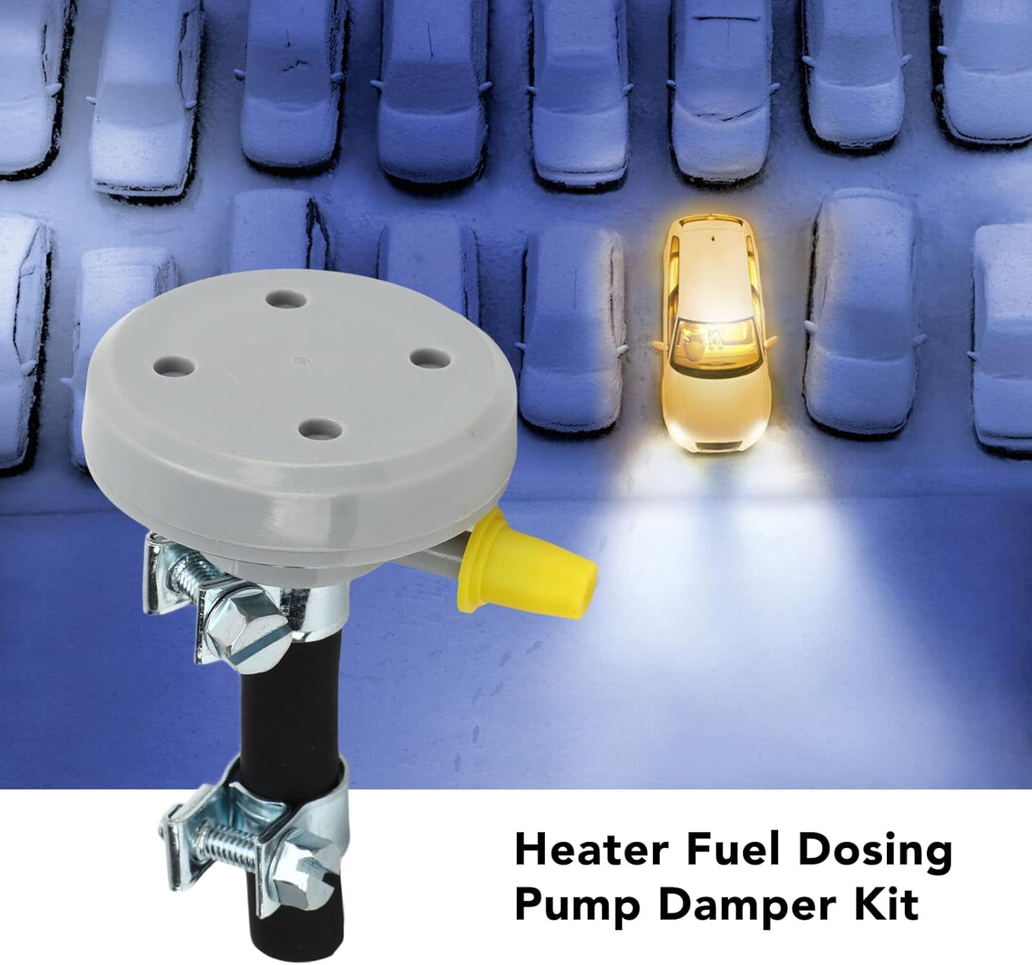 Heater Fuel Dosing Pump Damper Kit, Shock Reduction Long Lasting Rugged Heater Fuel Pump Damper for Car image number 6