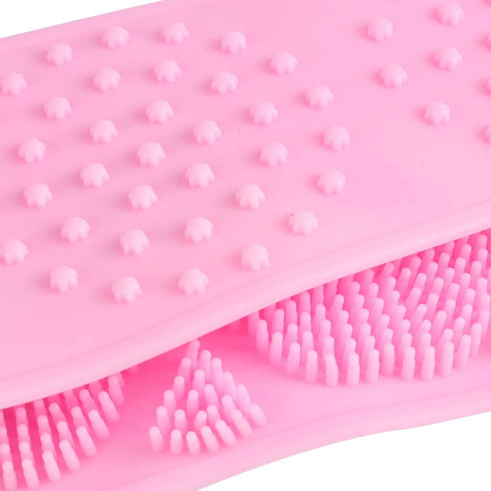 Alvinlite Shower Back Cleaner, Silicone Body Brush, Shower Back Cleaner, Long Back Cleaner, Exfoliating Loofah Brushes for Men and Women image number 1