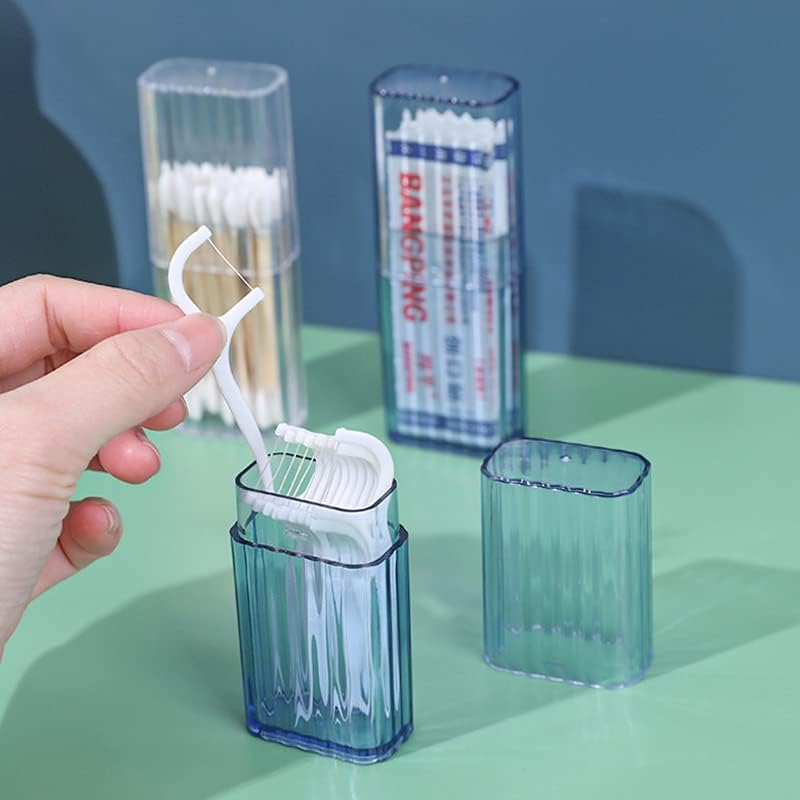 IKAAR Pack of 2 Storage Boxes Small Container Box Plastic Box with Hinged Lid for Collecting Small Items, Pills, Beads, Cotton Buds image number 1