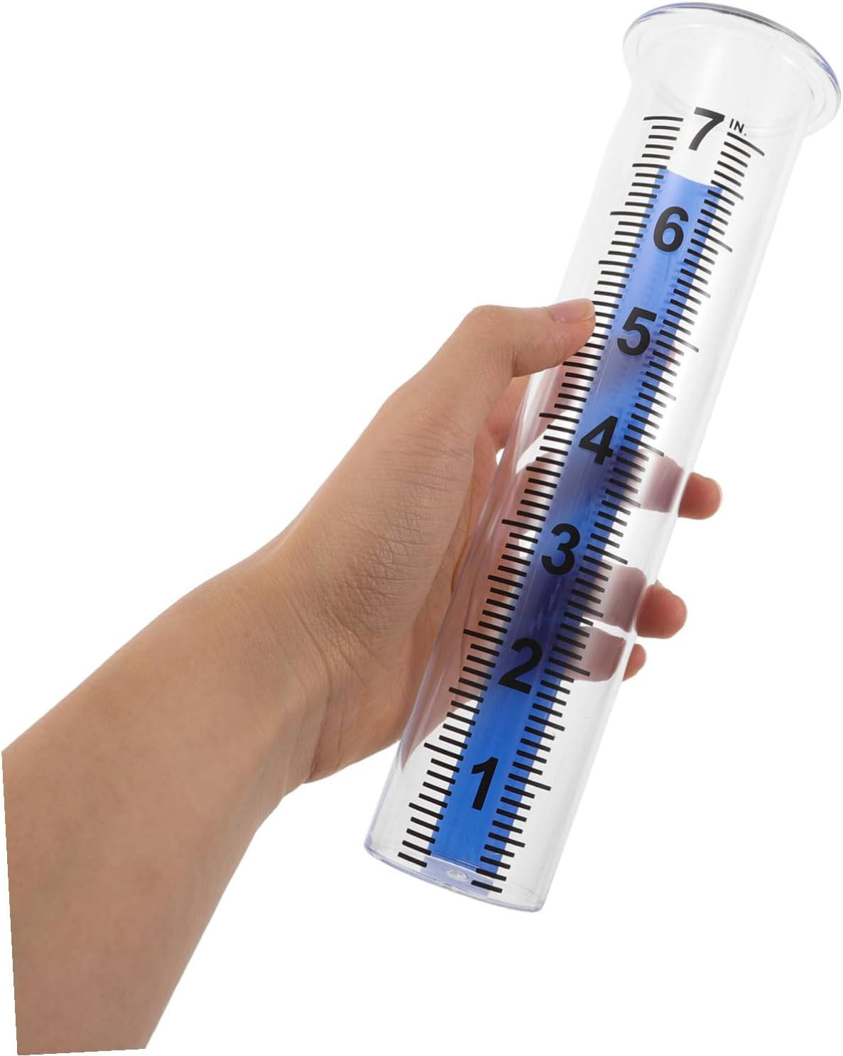 Alasum 4PCS Outdoor Rain Gauge Tubes Plastic Measurement Tubes for Garden Lawn Backyard Plants Frost-Resistant Transparent Weatherproof Rainwater Measuring Tools image number 3