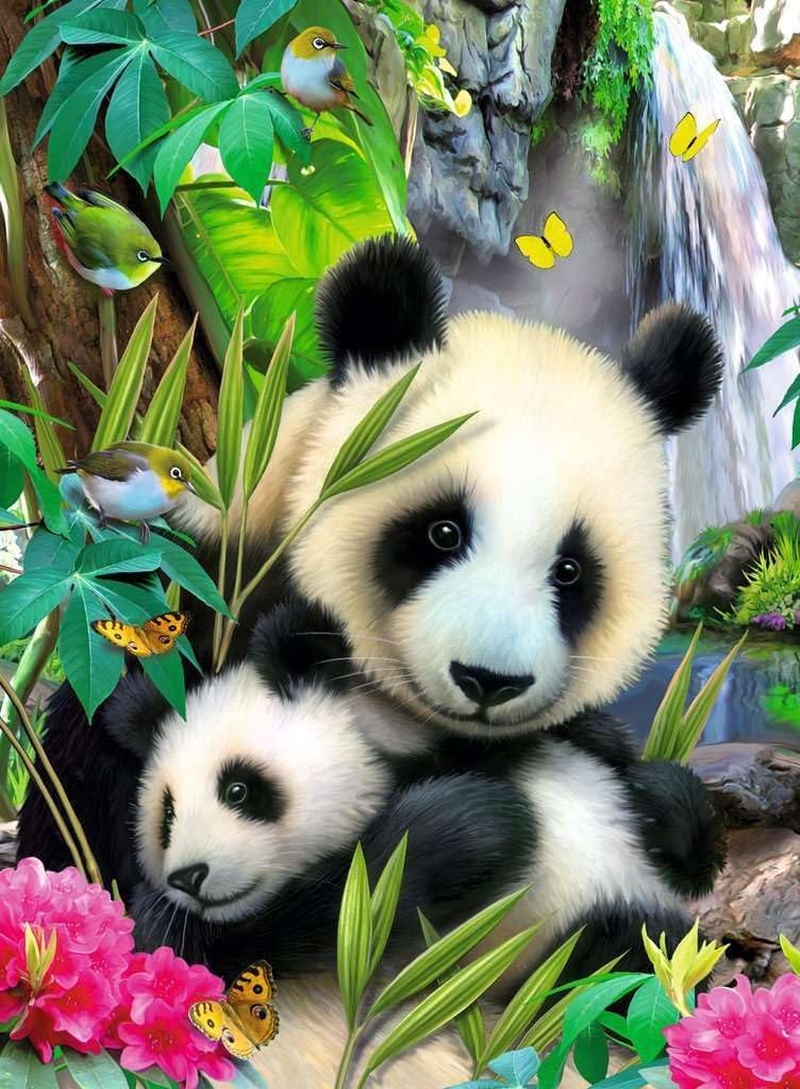 Ravensburger - Lovely Pandas Puzzle 300 Pieces image number 1