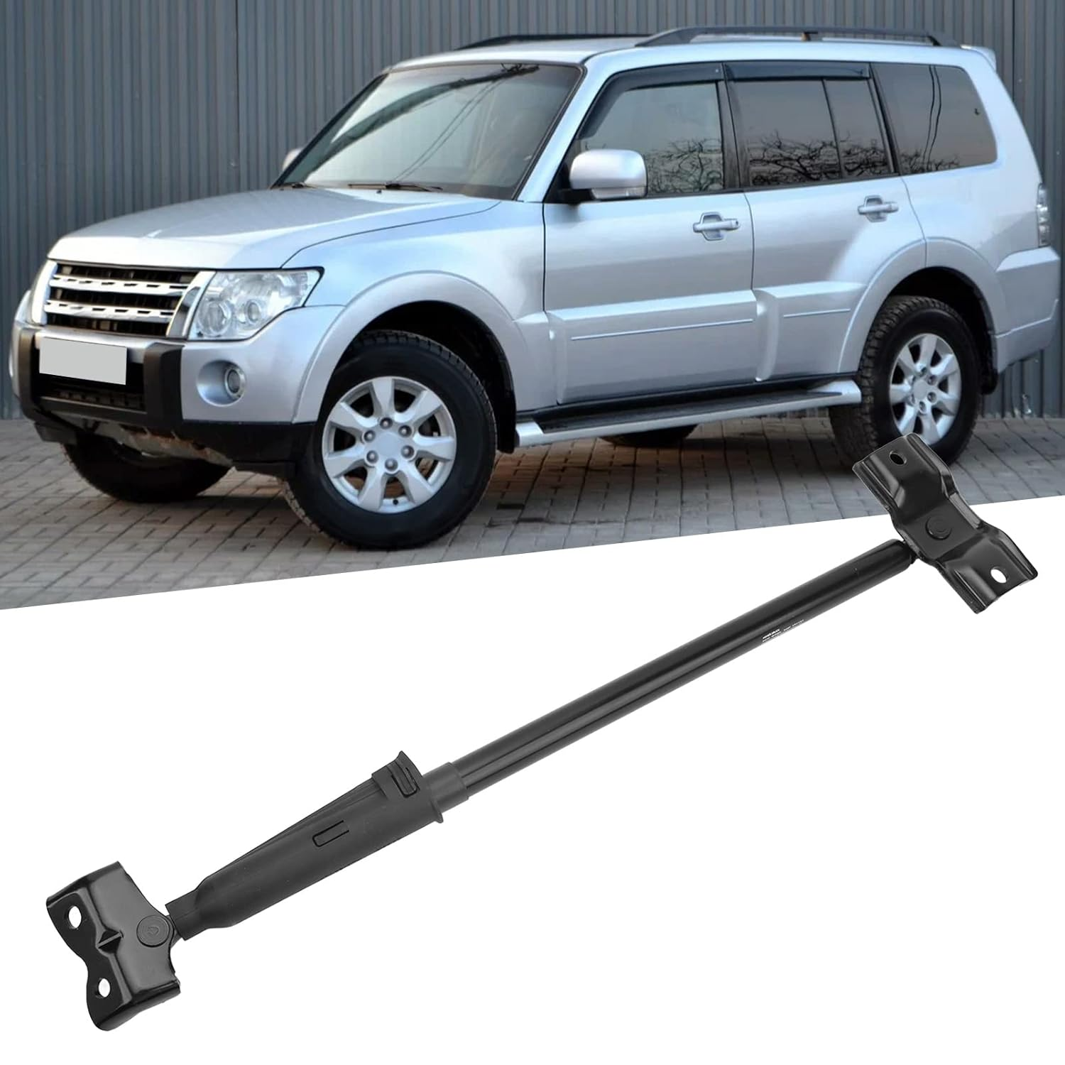 Gernie Rear Liftgate Hatch Tailgate Struts Lift Supports, 5822A001, Black, Mitsubishi Pajero 2006-2016 Tailgate Lift Support Strut image number 1