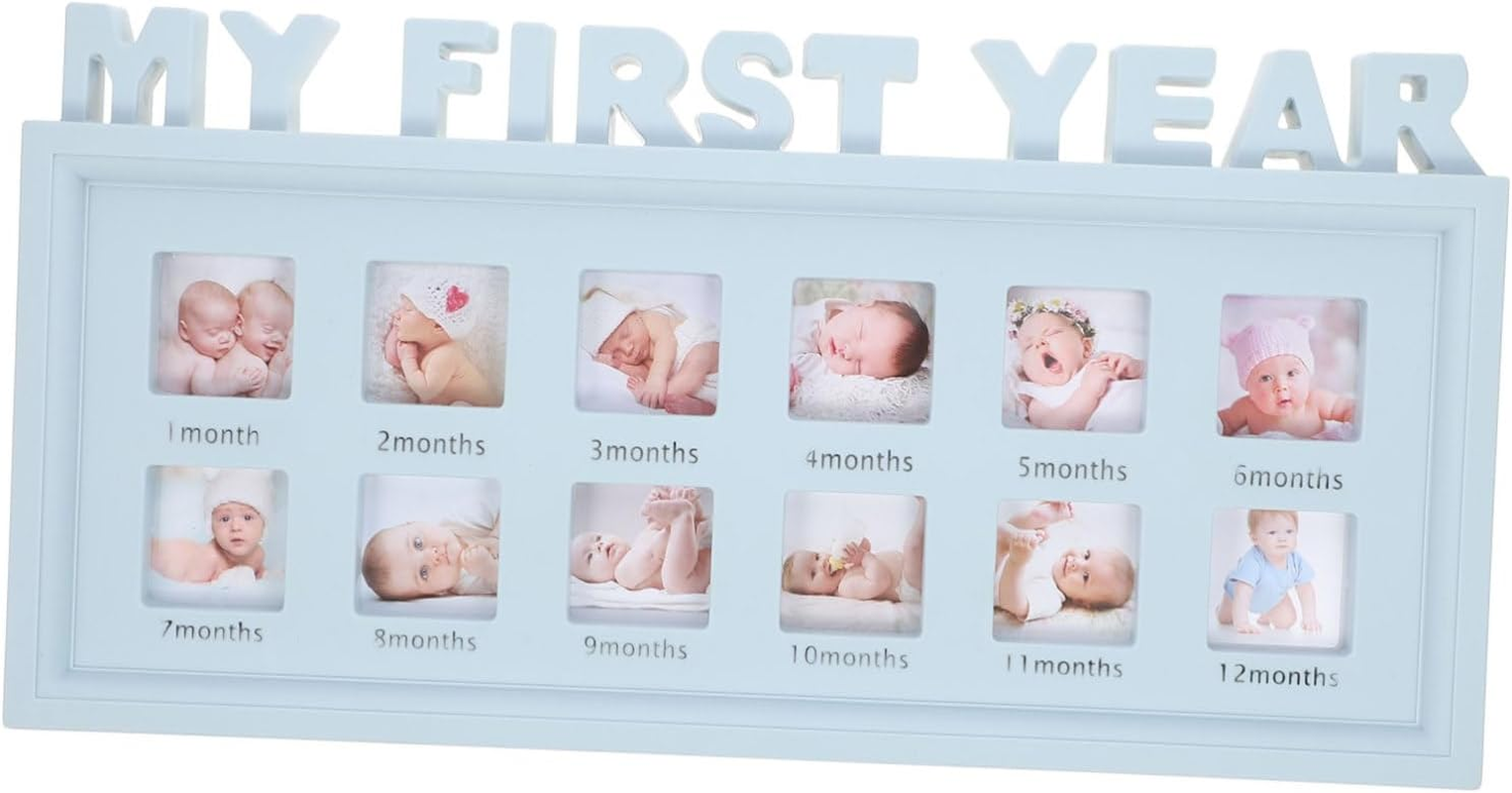 Growth Moments Photo Frame Months Keepsake Frame for Nursery Decor Durable and Delicate Design for Cherishing Special Moments image number 2