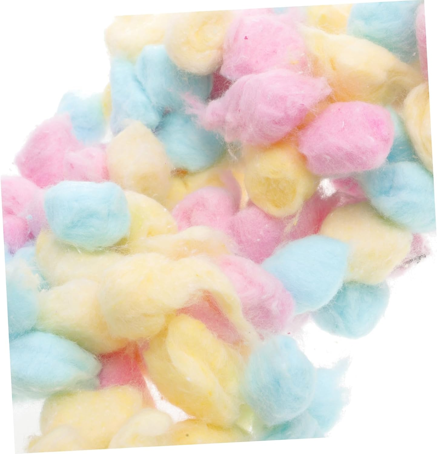 500G Baby Cotton Balls for Newborn Face Washing Small Colorful Cotton Balls in Pink for Infant Skincare image number 4