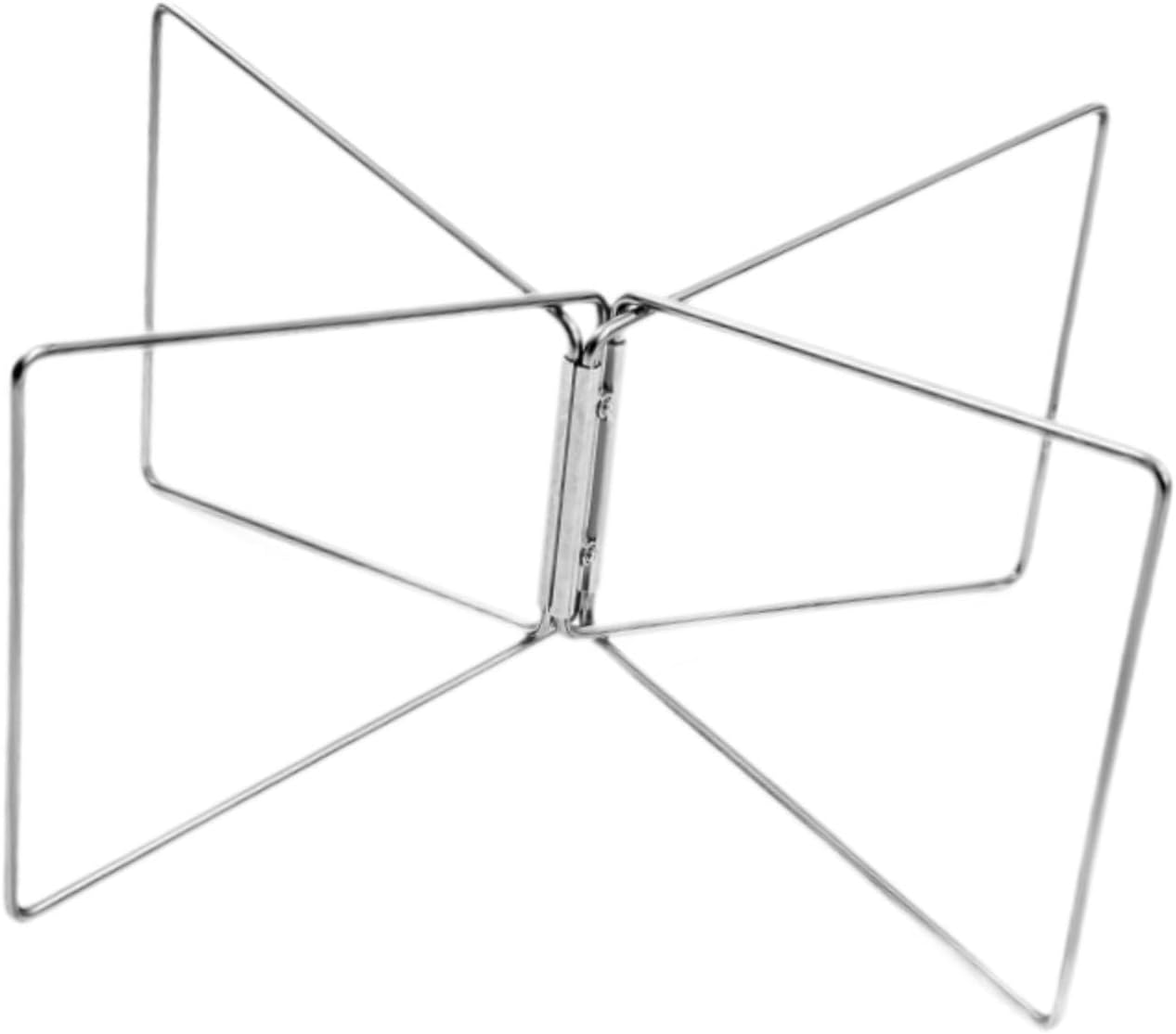 Eigell Folded Cooler Stand Suitcase Rack Sturdy Strong Load Bearing Metal Stainless Steel Ice Box Holder for Travel Cooking Hiking image number 1