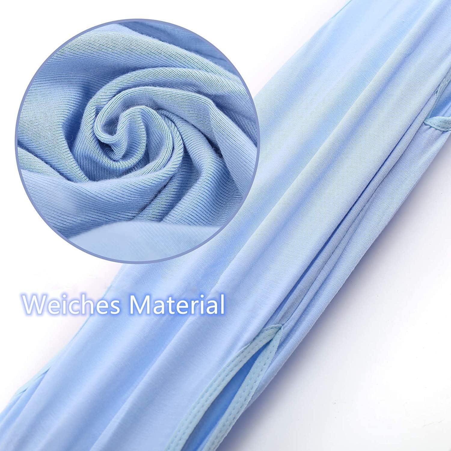 Voarge Recovery Suit Cat, Cat Bodysuit after Op, Anti-Licking, Prevent Licking after Surgery, Weaning and Keep Warm Recovery Cloth Suit for Cats Dogs (M, Blue) image number 4