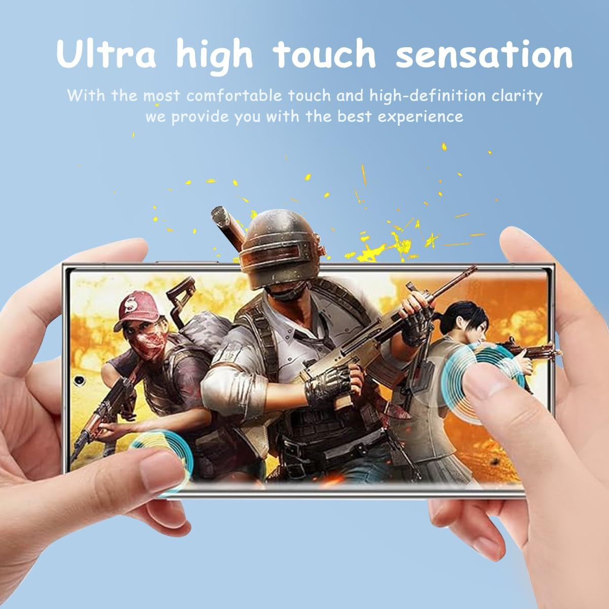 Yonntmmi Screen Protector for Honor Magic V5, Flexible TPU Film, Pack of 2 [Non-Parent Protection Glass], Bubble-Free, Soft, Anti-Scratch, HD TPU for Tempered Glass for Honor Magic V5 - Galaxy Watch5 Pro image number 3