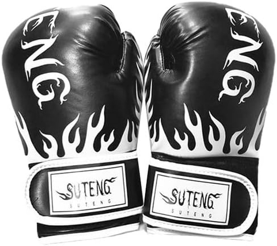 AIMALL Children Kids Boxing Sparring Training Gloves MMA Kick Boxing Punching Gloves - 3-12Y, High-Grade PU Leather & Sponge, Ventilated, Protective, 25X15X3Cm