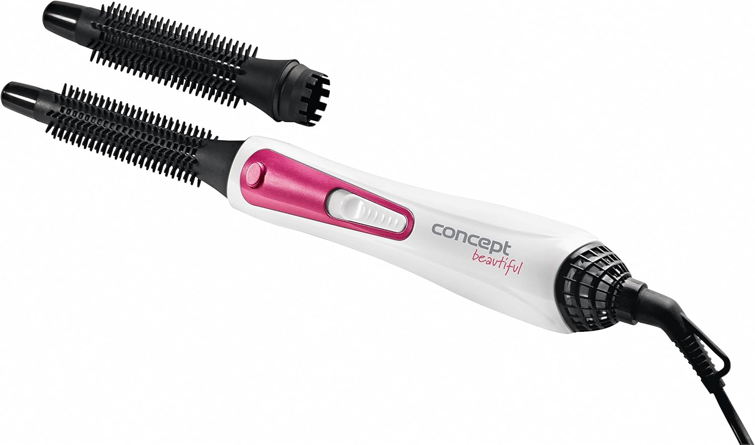 CONCEPT Hausger&auml;te Kf-1310Fi Hot Air Brush 2 Attachments 20 and 16 Mm Purple