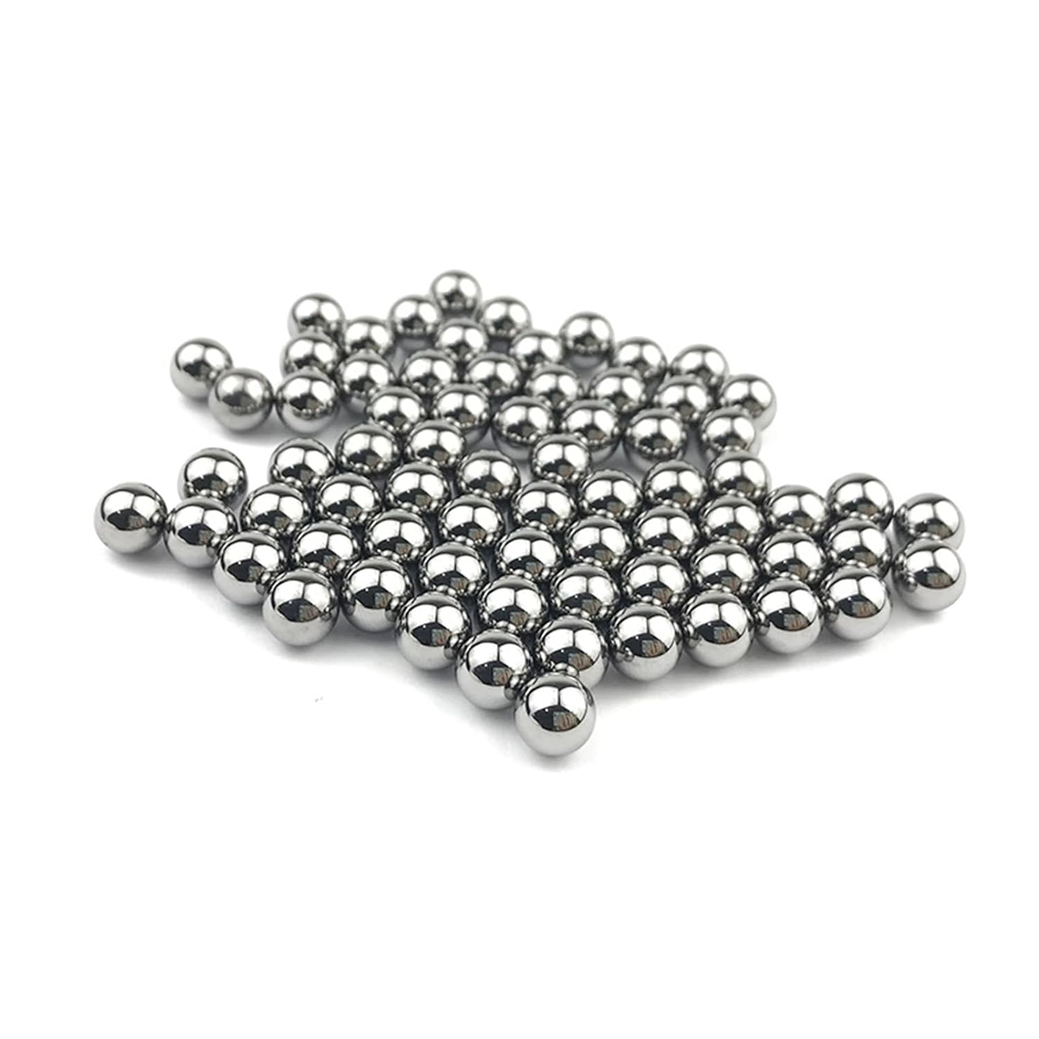Acbbmns 100Pcs 6Mm Steel Balls 201 Stainless Steel Bearing Balls Precision Balls, Bearing Ball Replacement Part