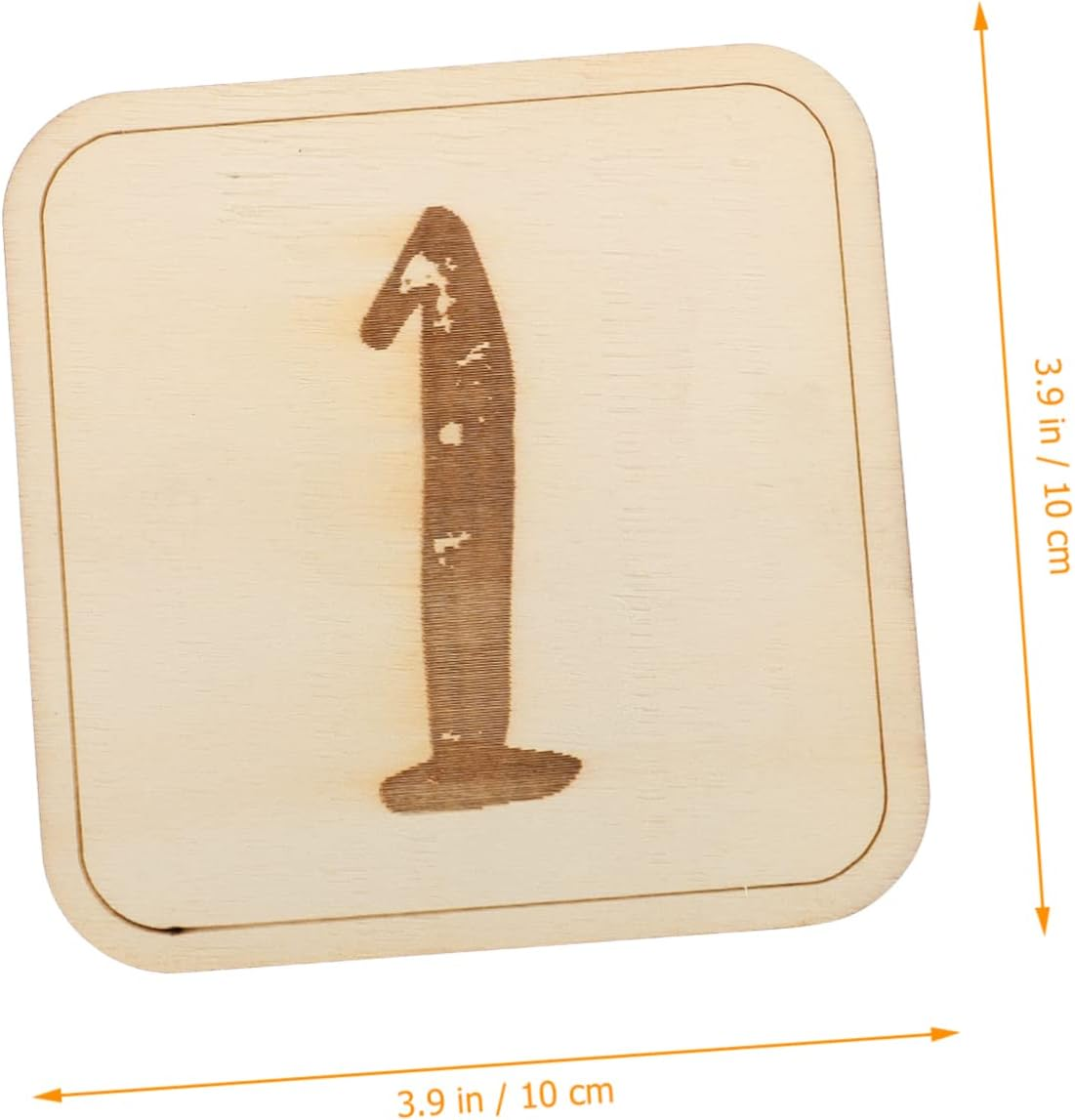 12Pcs Milestone Cards Growth Recording Discs for Newborn Photography Durable Props for Celebrating Important Milestones and Shower - Khaki image number 3