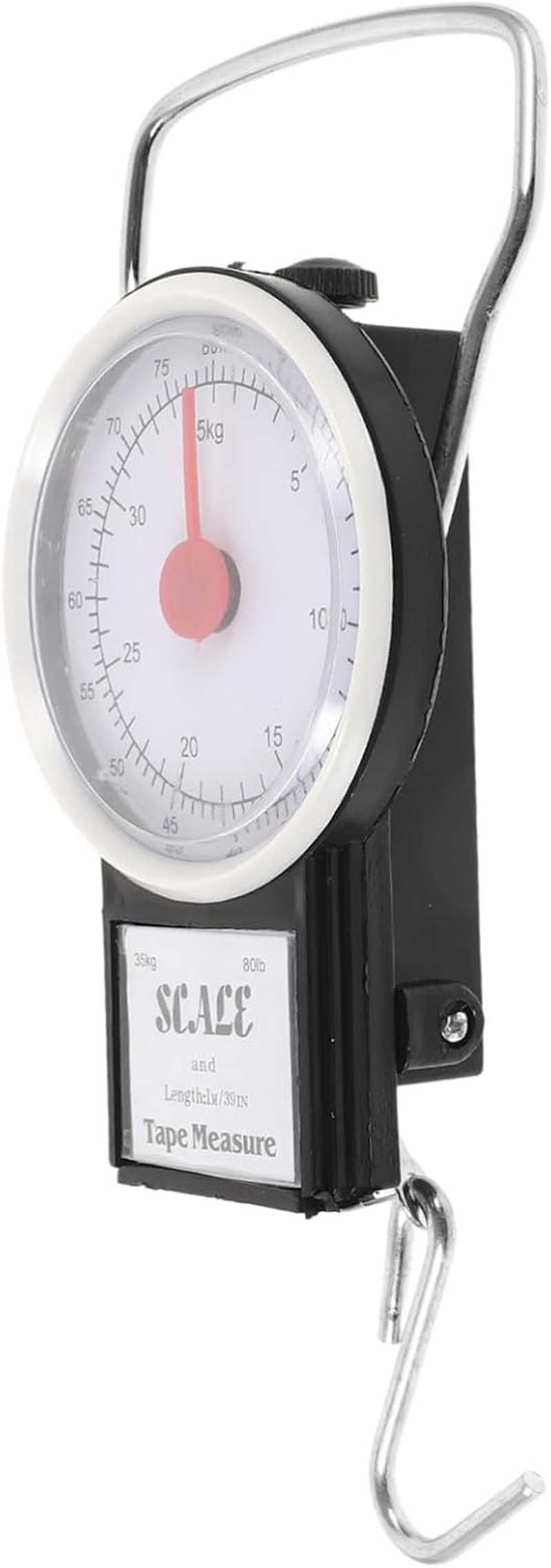 DECOMELODY Portable Luggage Scale Spring Scale for Travel Fish Hook for Checking Luggage Weight at Home Airport image number 5