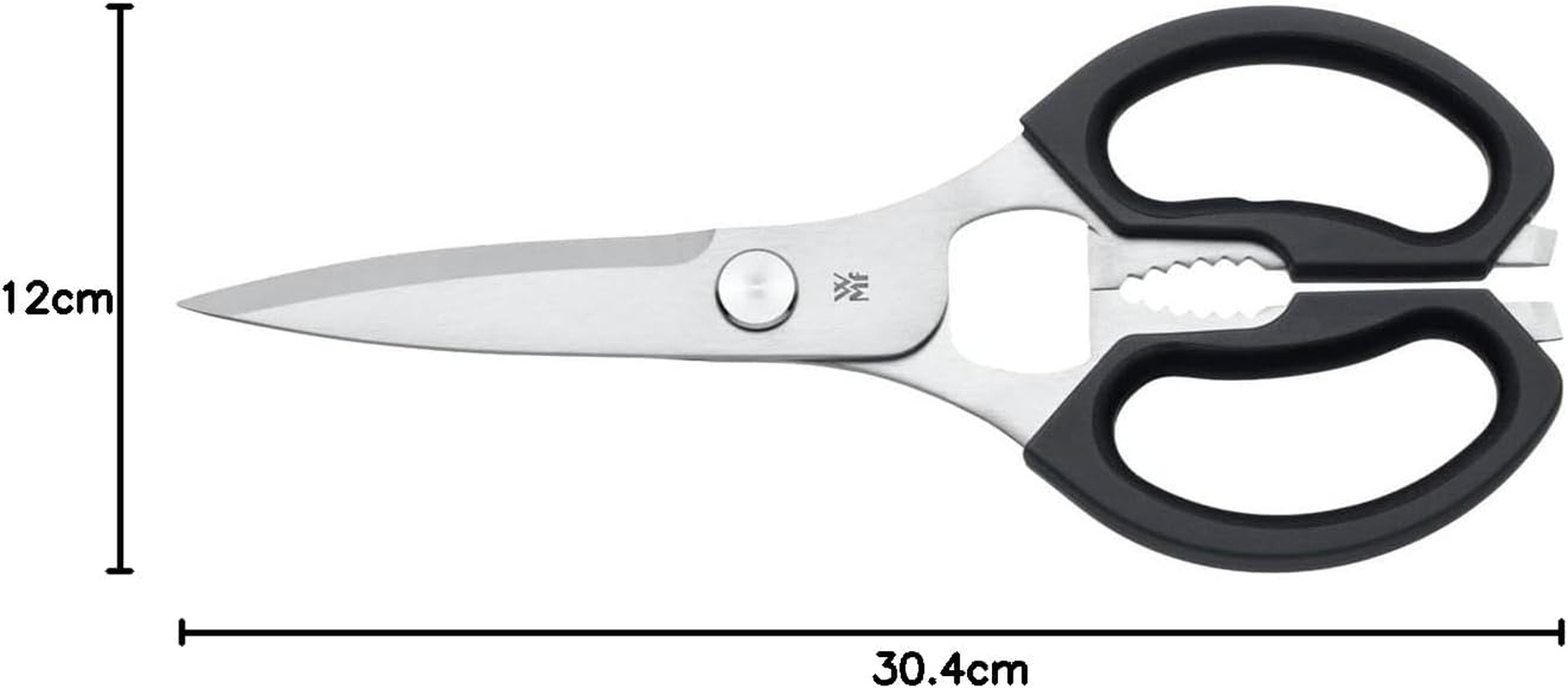 WMF Professional plus Kitchen Scissors and Bottle/Jar Opener, Stainless Steel image number 2