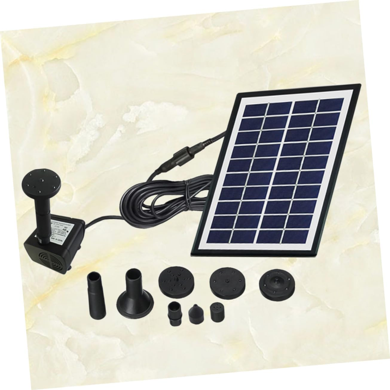 VICASKY Solar Floating Fountain Solar-Powered Garden Aerobic Water Pump for Outdoor Fish Tank Bird Bath Pool Decoration Automatic Operation Material No Battery Needed image number 3