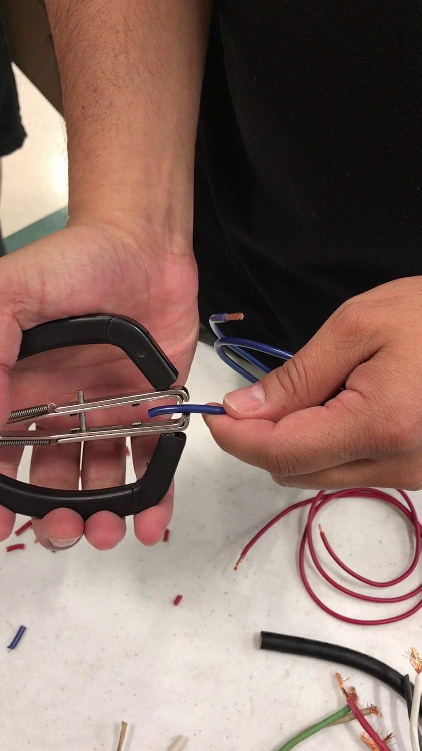 5 Inch & 6 Inch Two in One Combination Electrical Wire Stripper and Cutter, 26-10 AWG