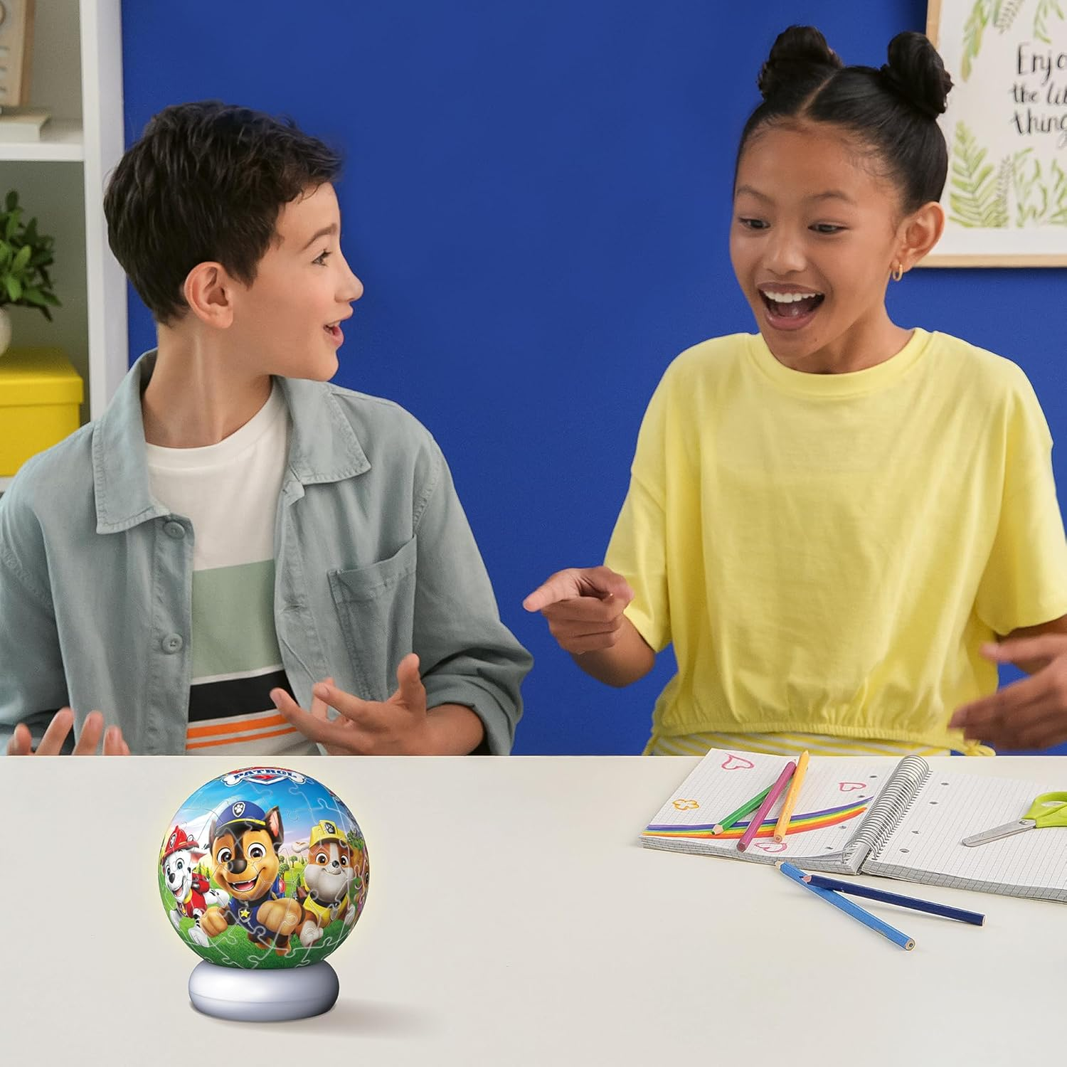 3D Puzzle-Ball Nachtlicht Paw Patrol: Erleben Sie Puzzeln in Der 3. Dimension! image number 1