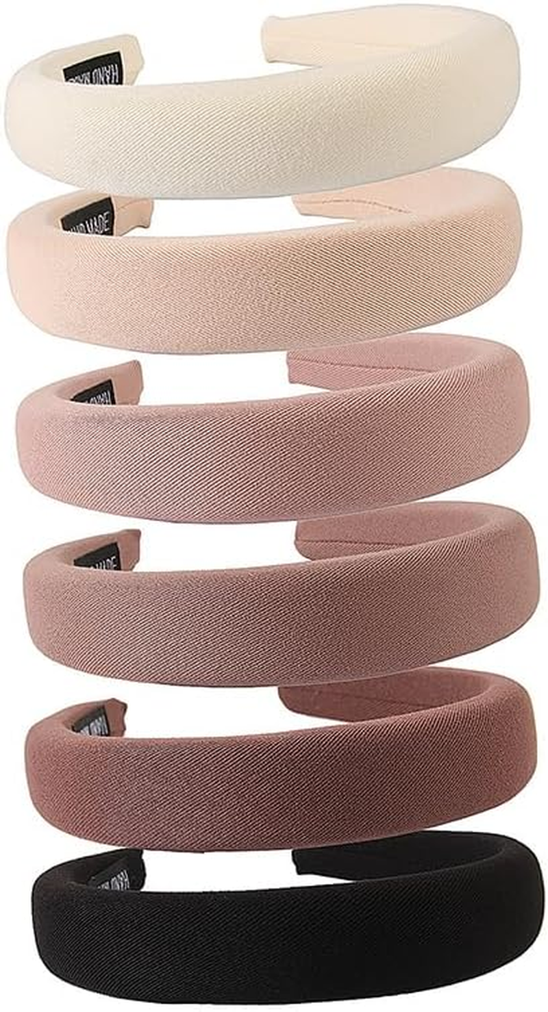 Hair Claw Clips Fashion Korean Style Ladies Retro Elastic Solid Color Sponge Headband Headband Hair Accessories image number 4