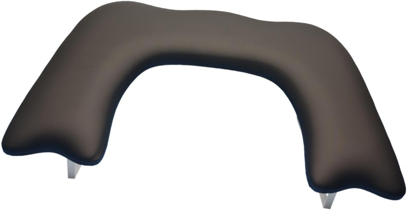 Eigell Nail Art Hand Rest Soft Comfortable Professional Non Slip Nail Table Station Nails Art Accessories for Beginner Makeup Tool, Yellow