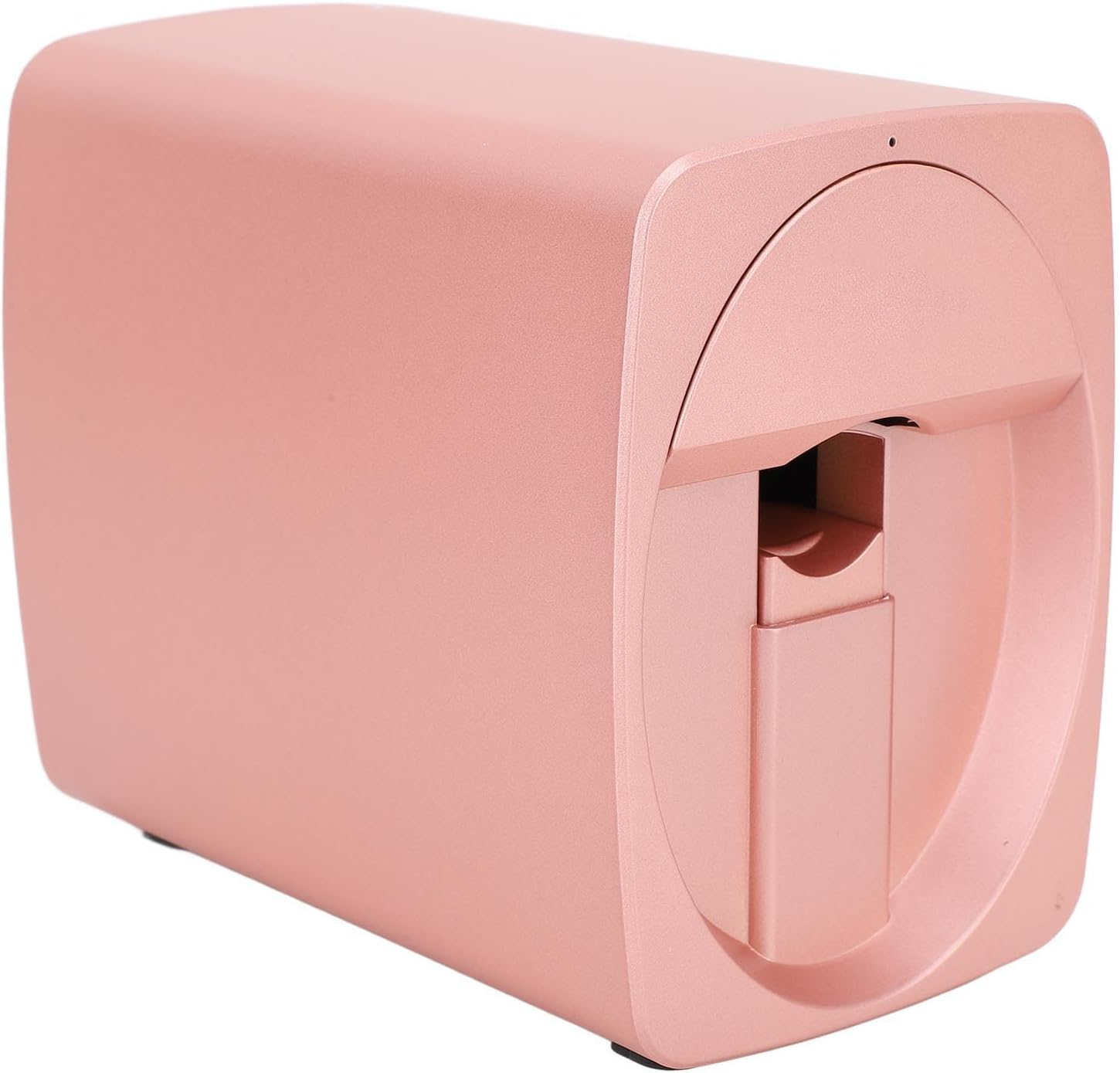VELATEMOR Smart Nail Printer with App Control, 2400Dpi High Resolution, Camera Positioning, Portable Nail Art Machine for Travel and DIY Art (Rose Gold)