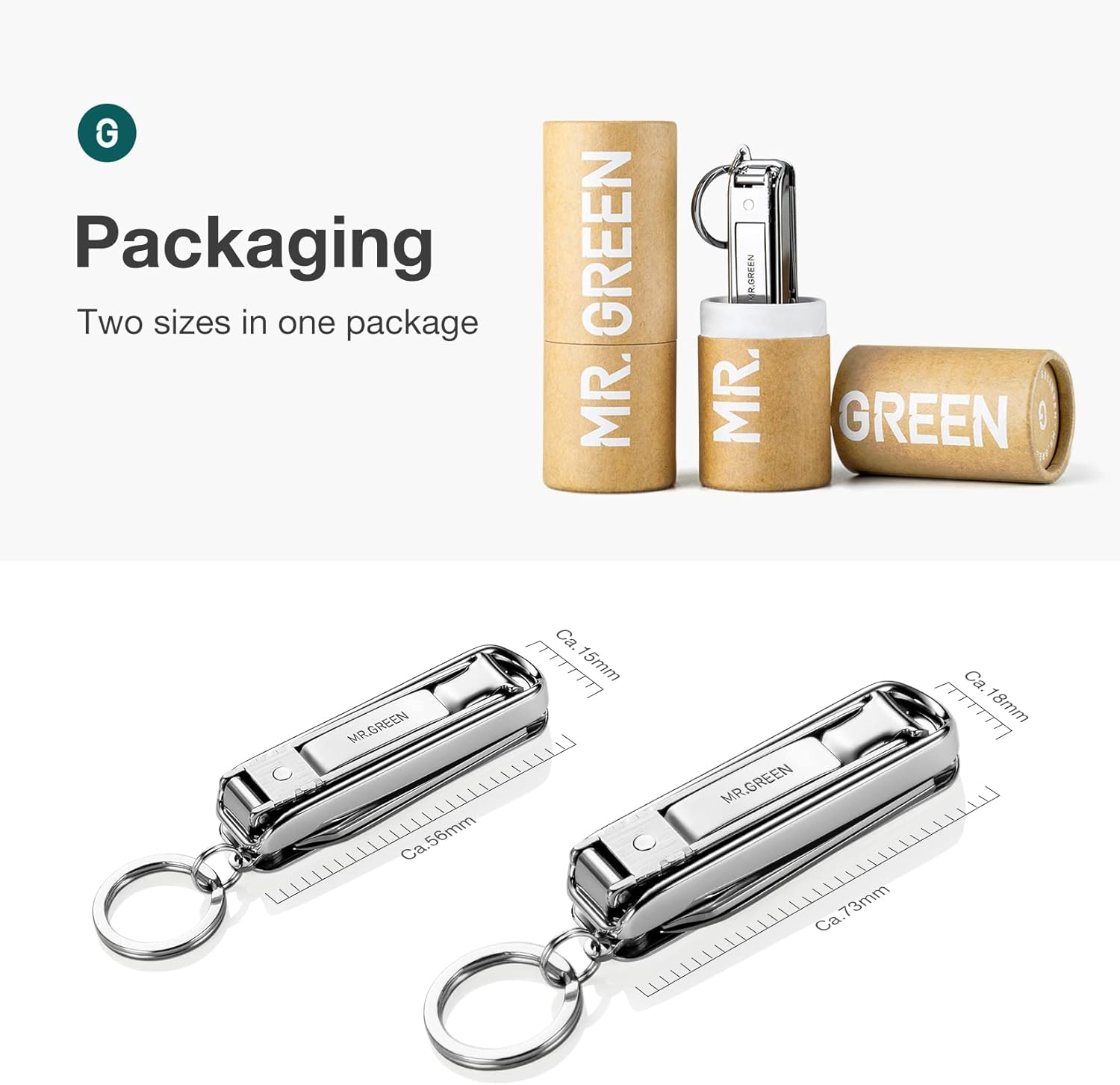 MR.GREEN - Multifunctional Stainless Steel Nail Clipper with Six Functions, Nail File, Small Knife, Scissors image number 5