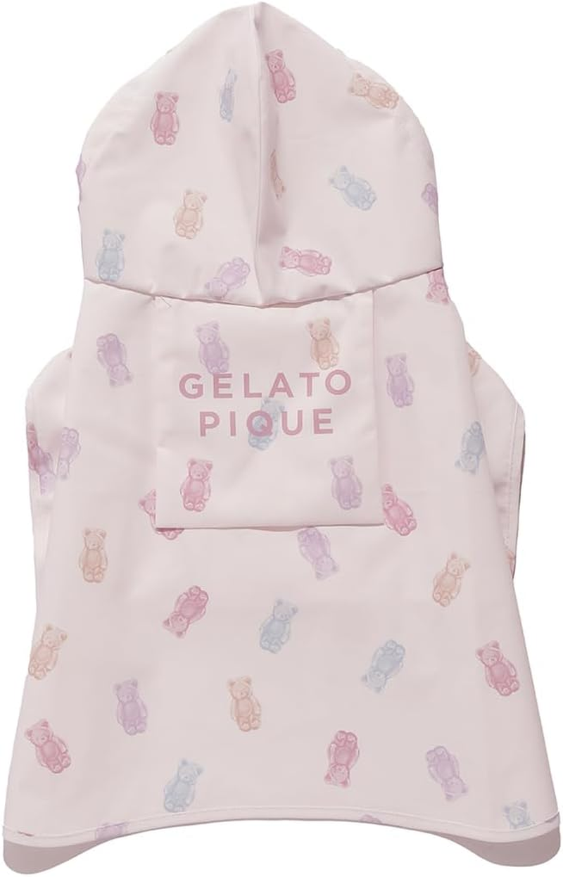 Gelato Pique Cat & Dog PAGG259036 PNK XL Large Size Rain Poncho, Pink, XL image number 4