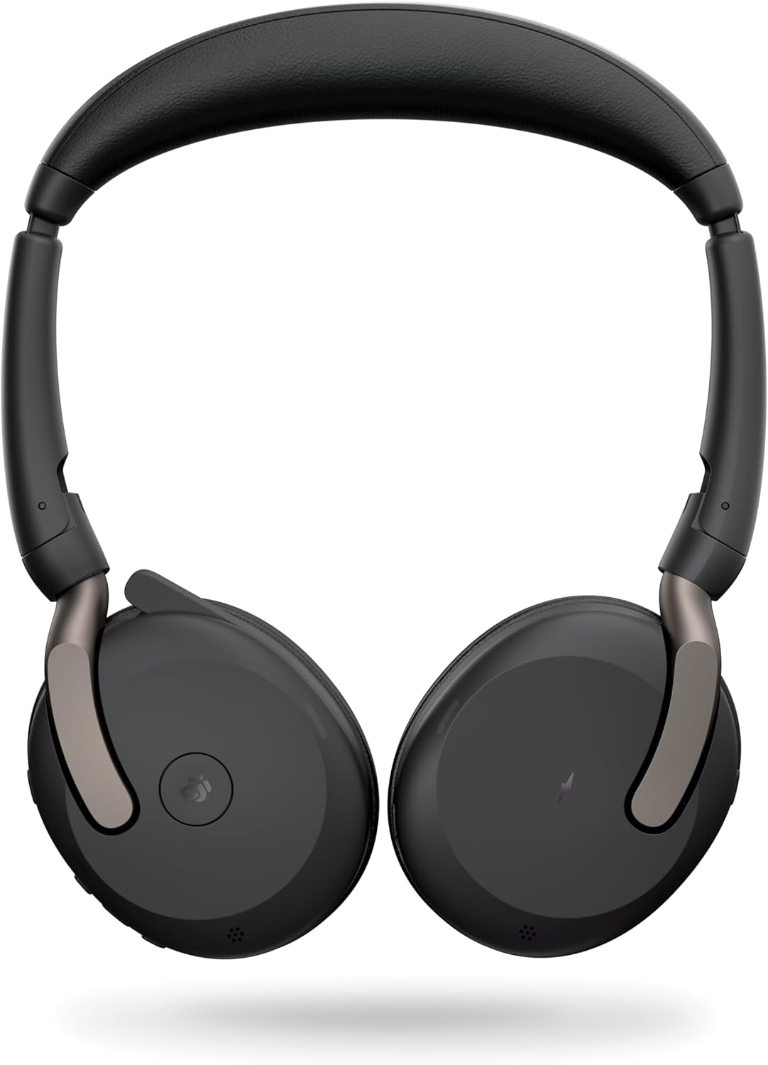 Jabra Evolve2 65 Flex Noise Cancelling Headphones - Wireless on Ear Headphone with Mic - Incredible Sound - 6 Microphone Array - 36Hr Batt Teams ANC Bluetooth Headset Hidden Boom USB C W/Less Charger image number 3
