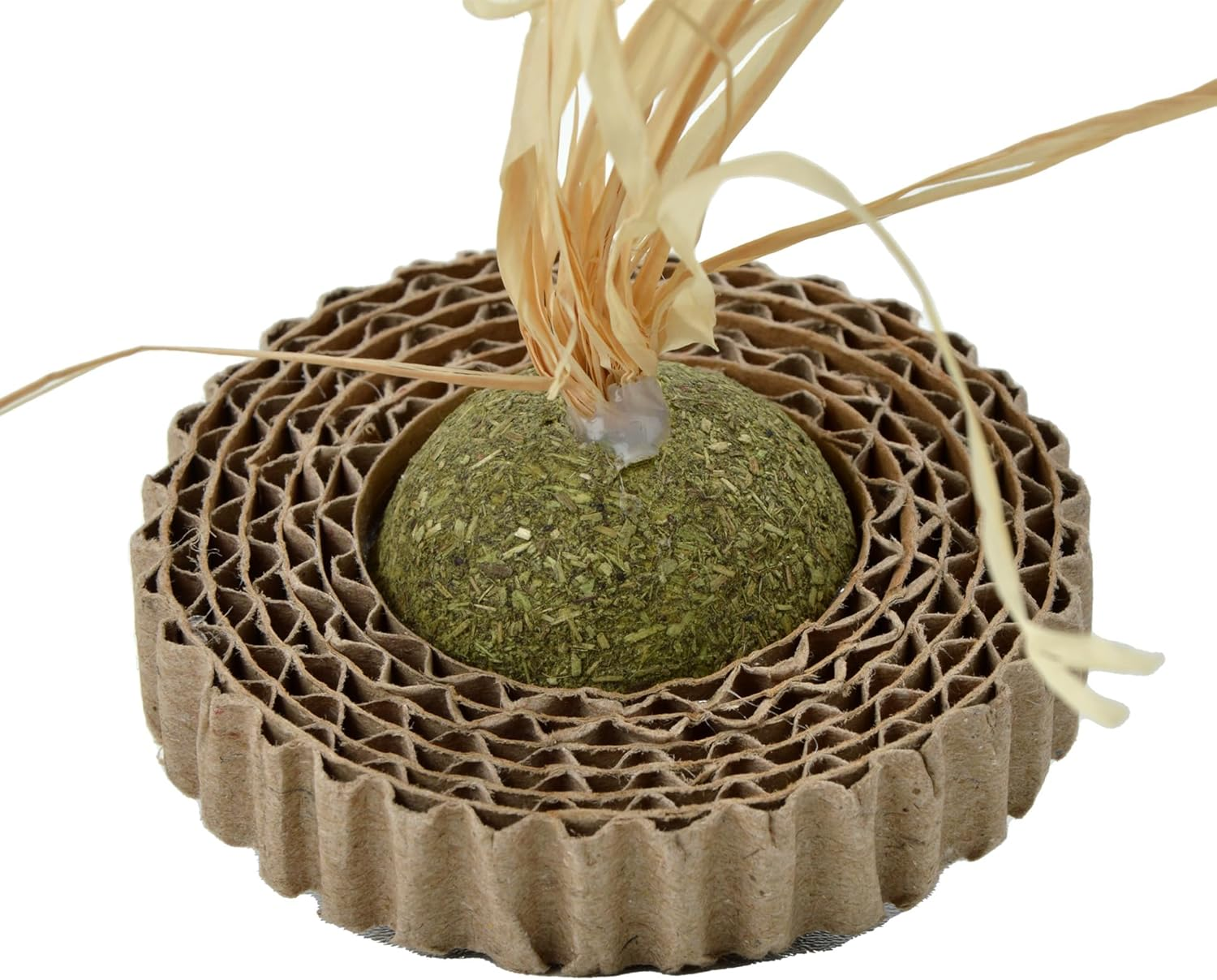 Love Story, Catnip Toy with Wavy Cardboard 6.5 X 13 Cm Diameter