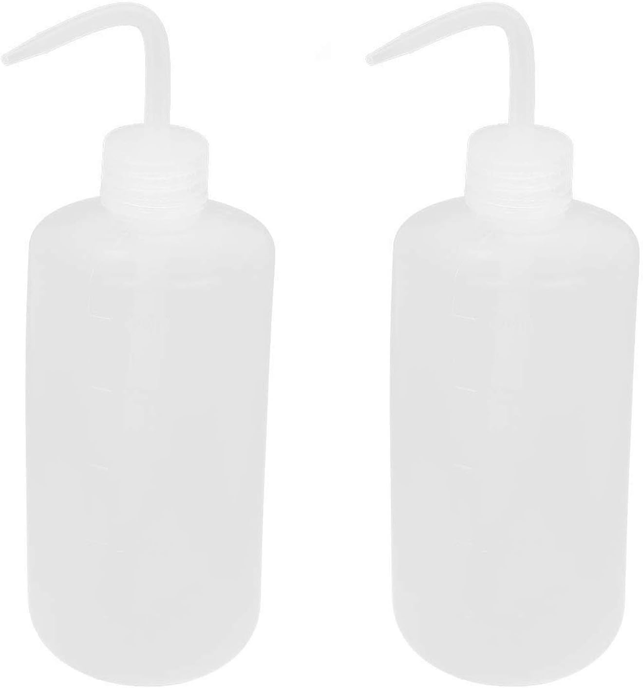 CENZICOM 2X 500ML Plant Flower Succulent Watering Bottle Plastic Bend Mouth Watering Cans image number 5