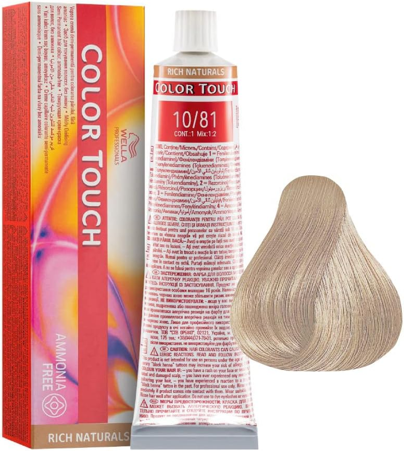 Wella Color Touch 60Ml - 10/81 image number 5