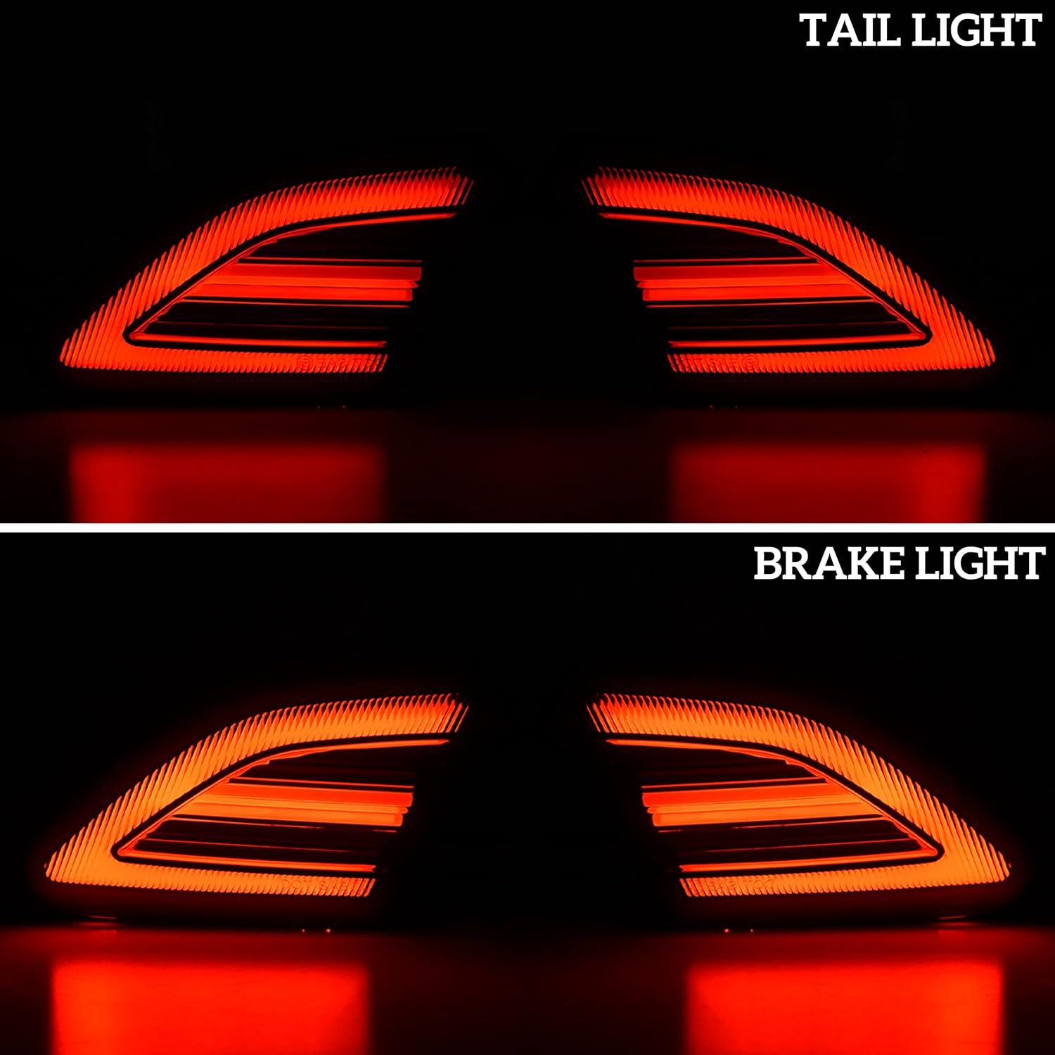 UTV Smoked Black LED Tail Lights for Can Am Spyder, SAUTVS Rear Turn Signal Lights Brake Tail Lamps for Can-Am Spyder F3 All Models Accessories (2PCS) image number 2